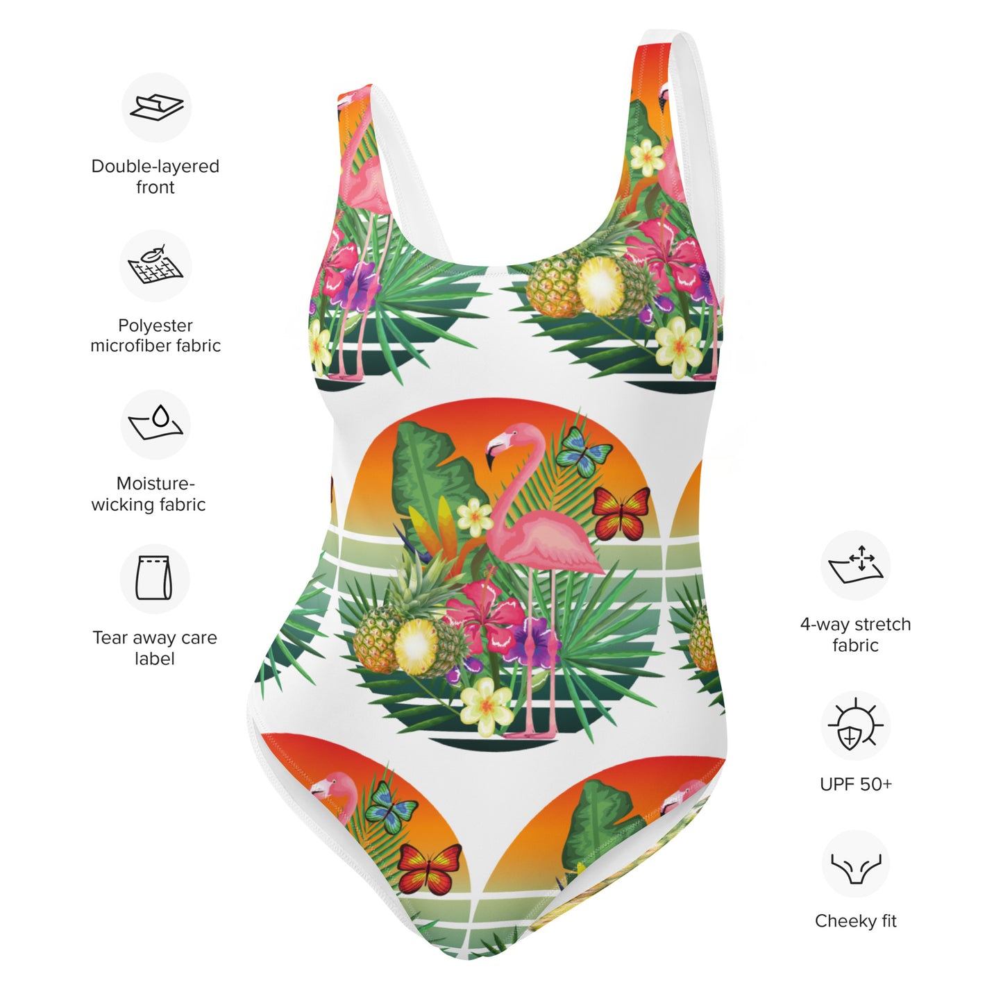 Tropical One-Piece Swimsuit (2)