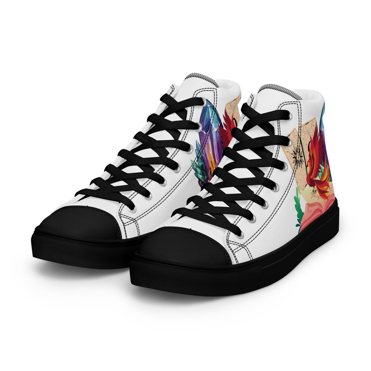 Not Average Men’s high top canvas shoes