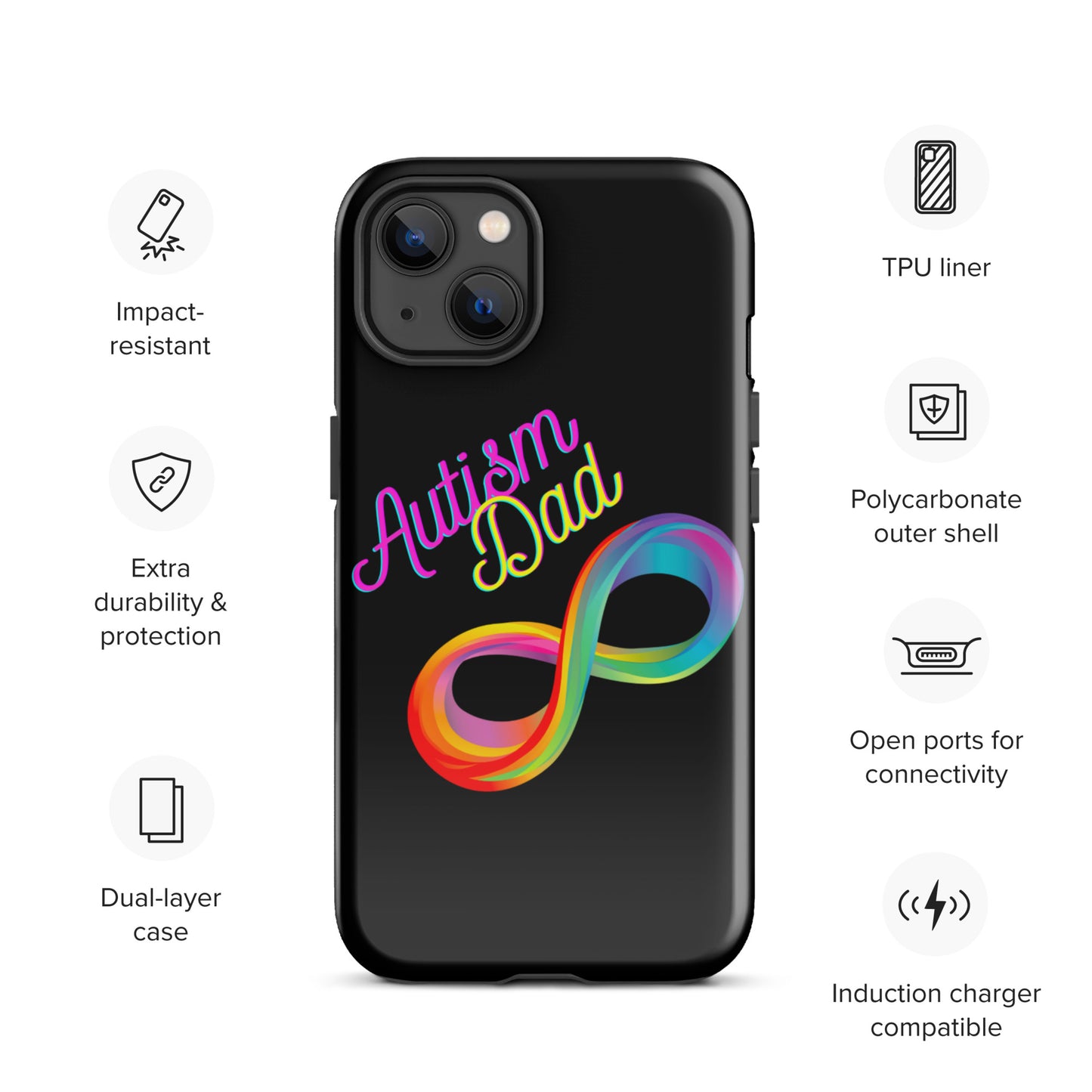 Autism Dad iPhone Case