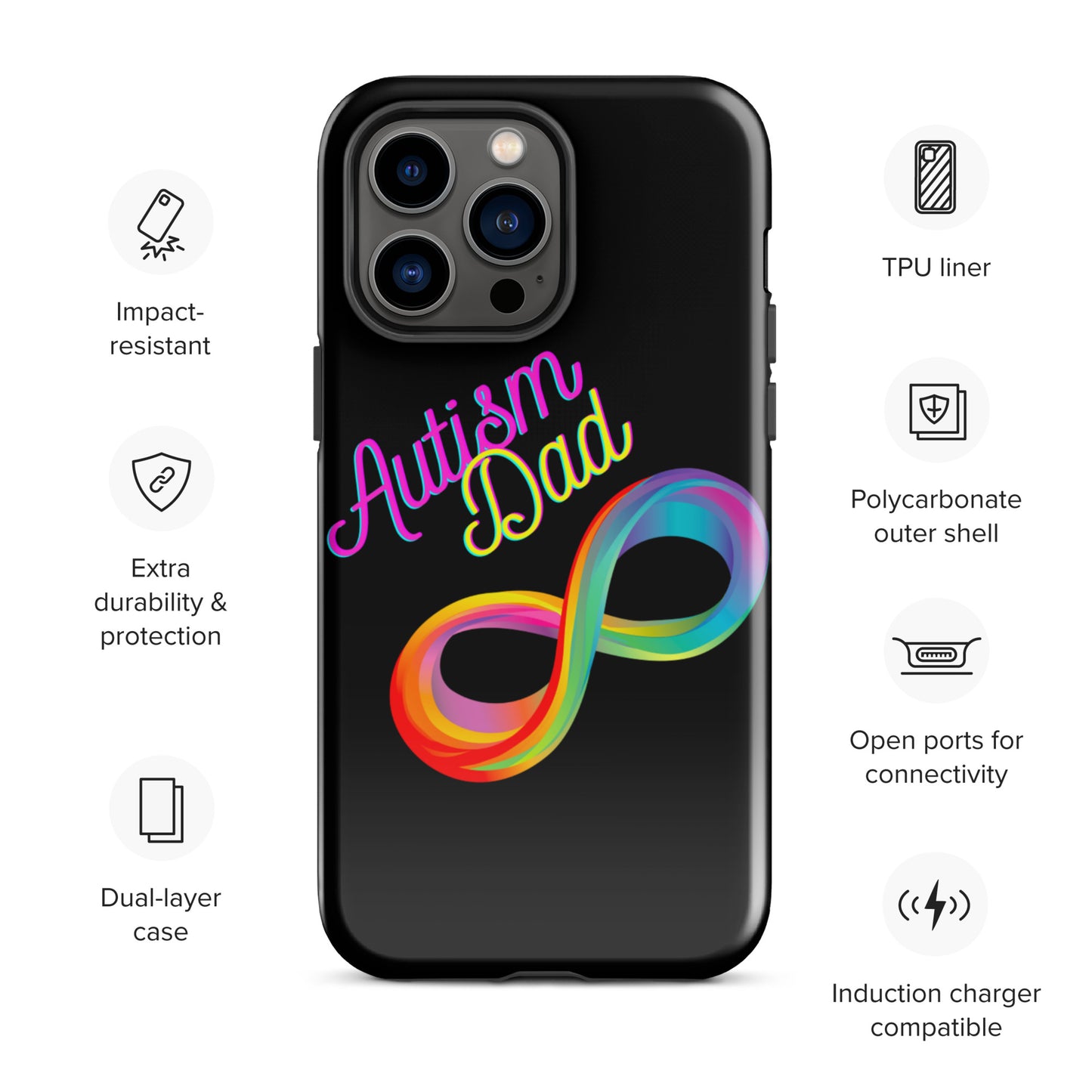Autism Dad iPhone Case