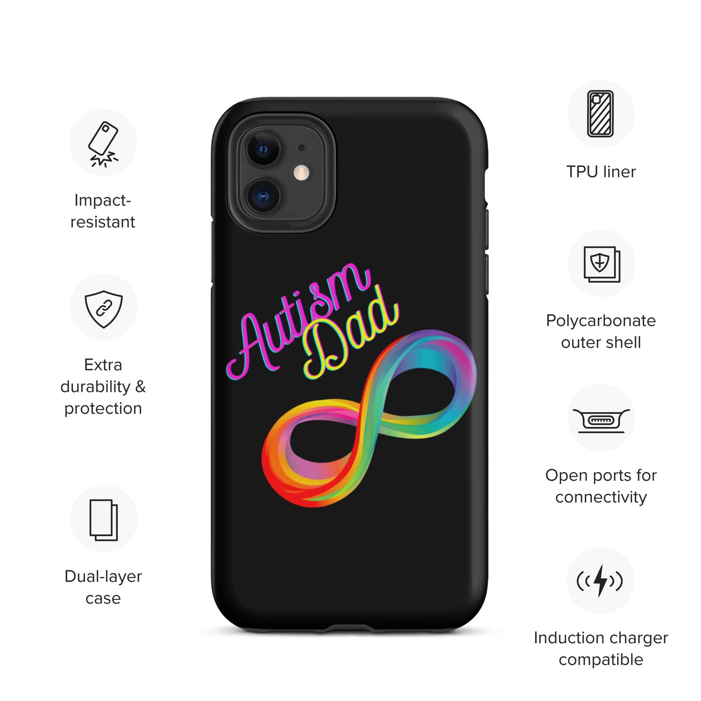 Autism Dad iPhone Case
