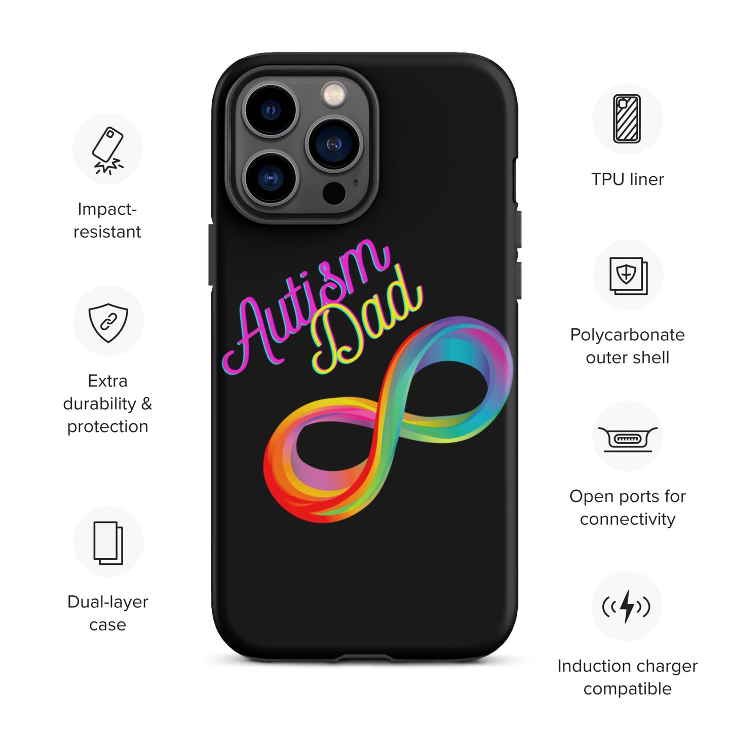 Autism Dad iPhone Case