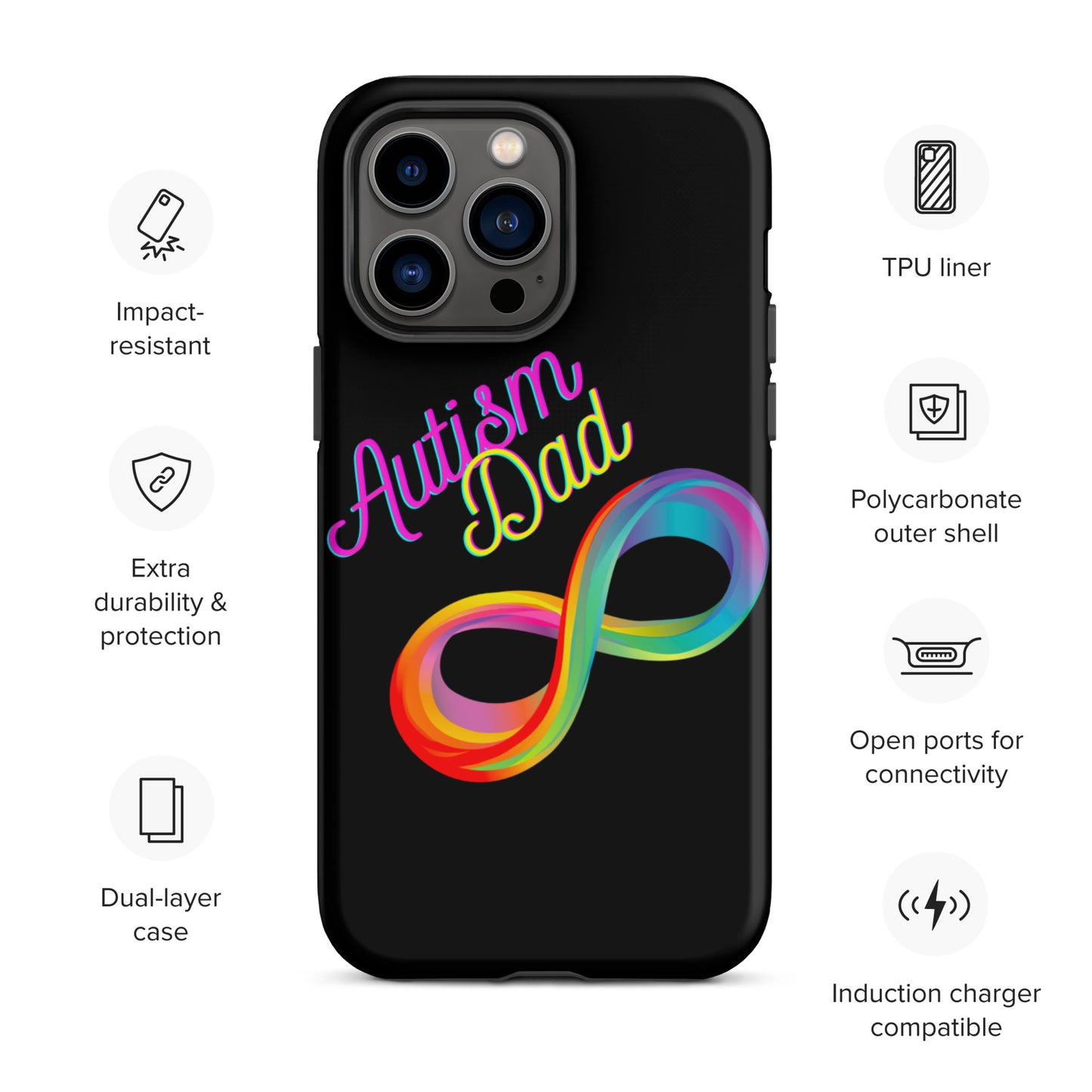 Autism Dad iPhone Case