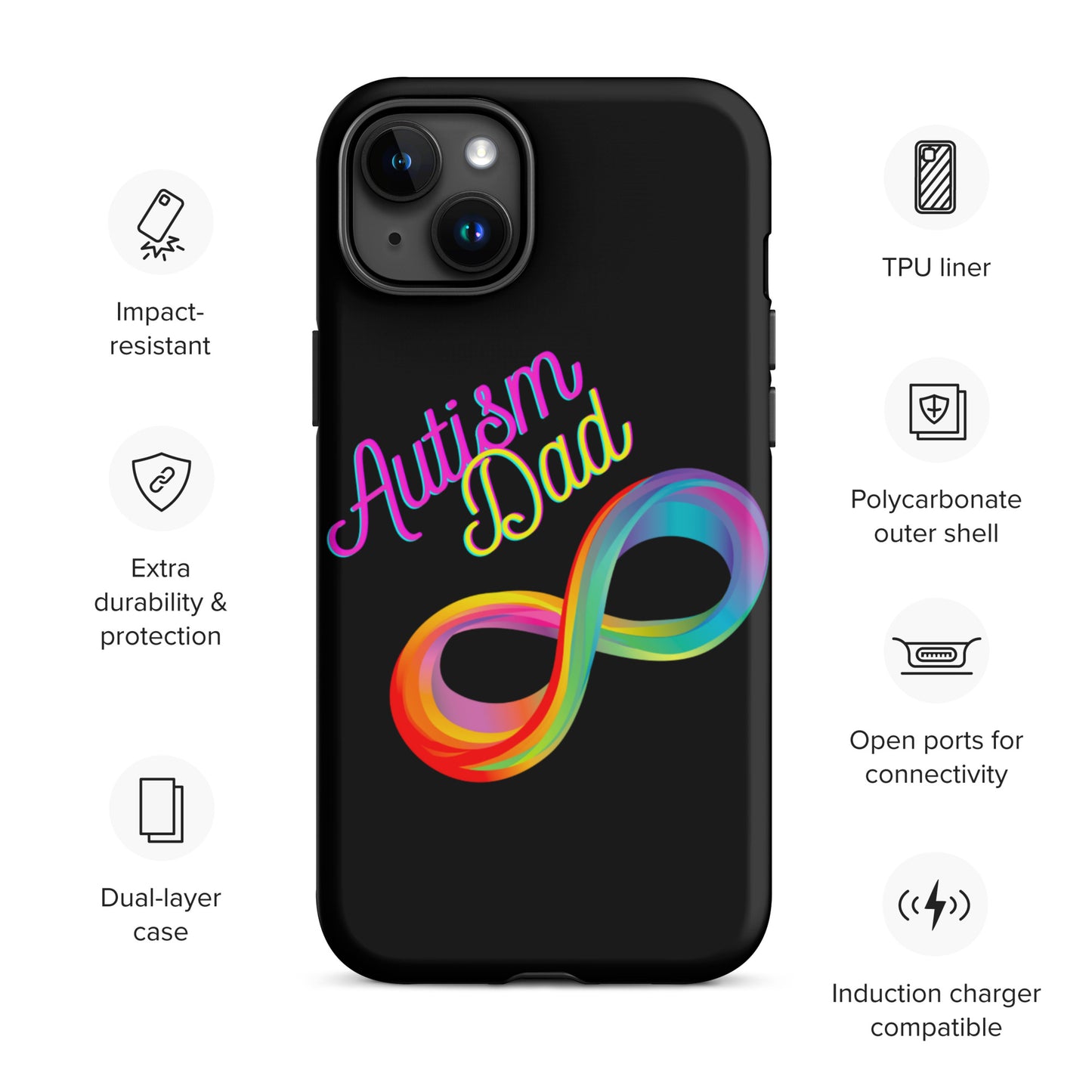 Autism Dad iPhone Case