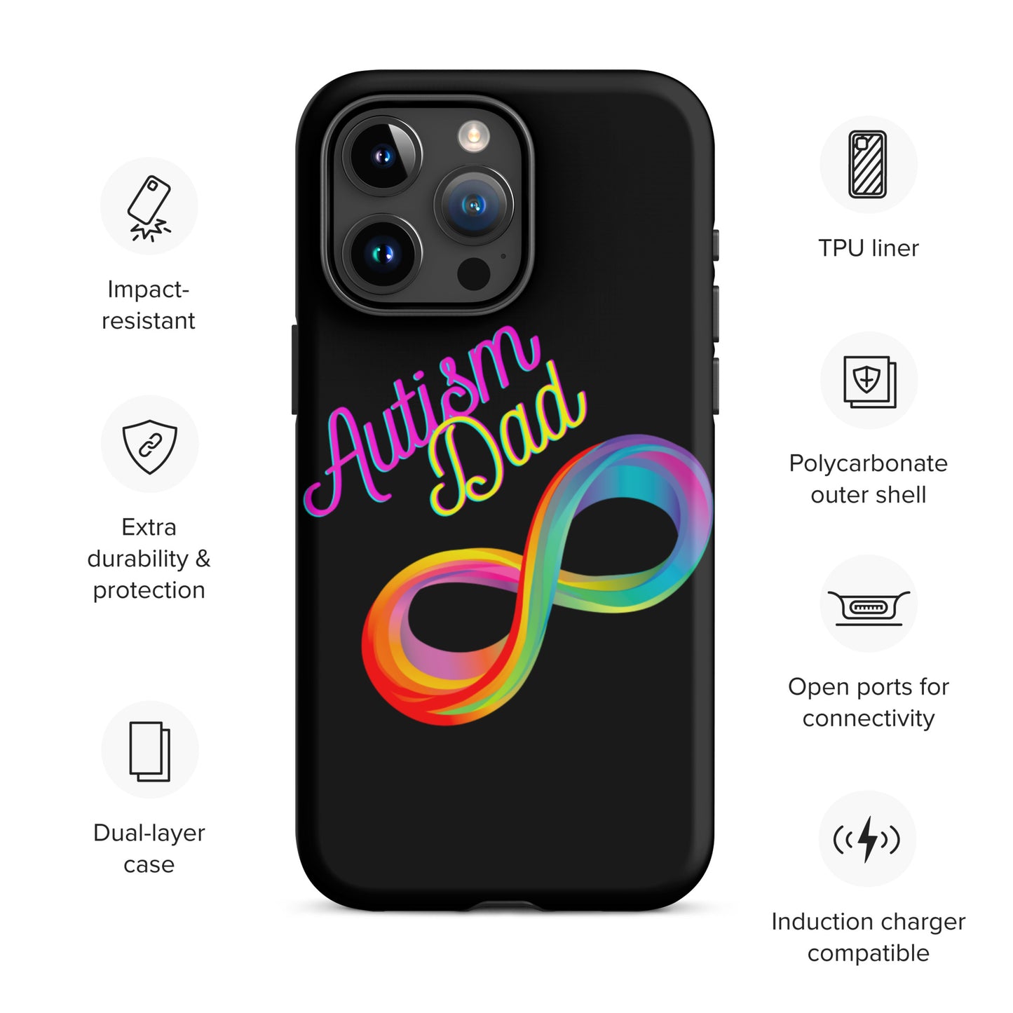 Autism Dad iPhone Case