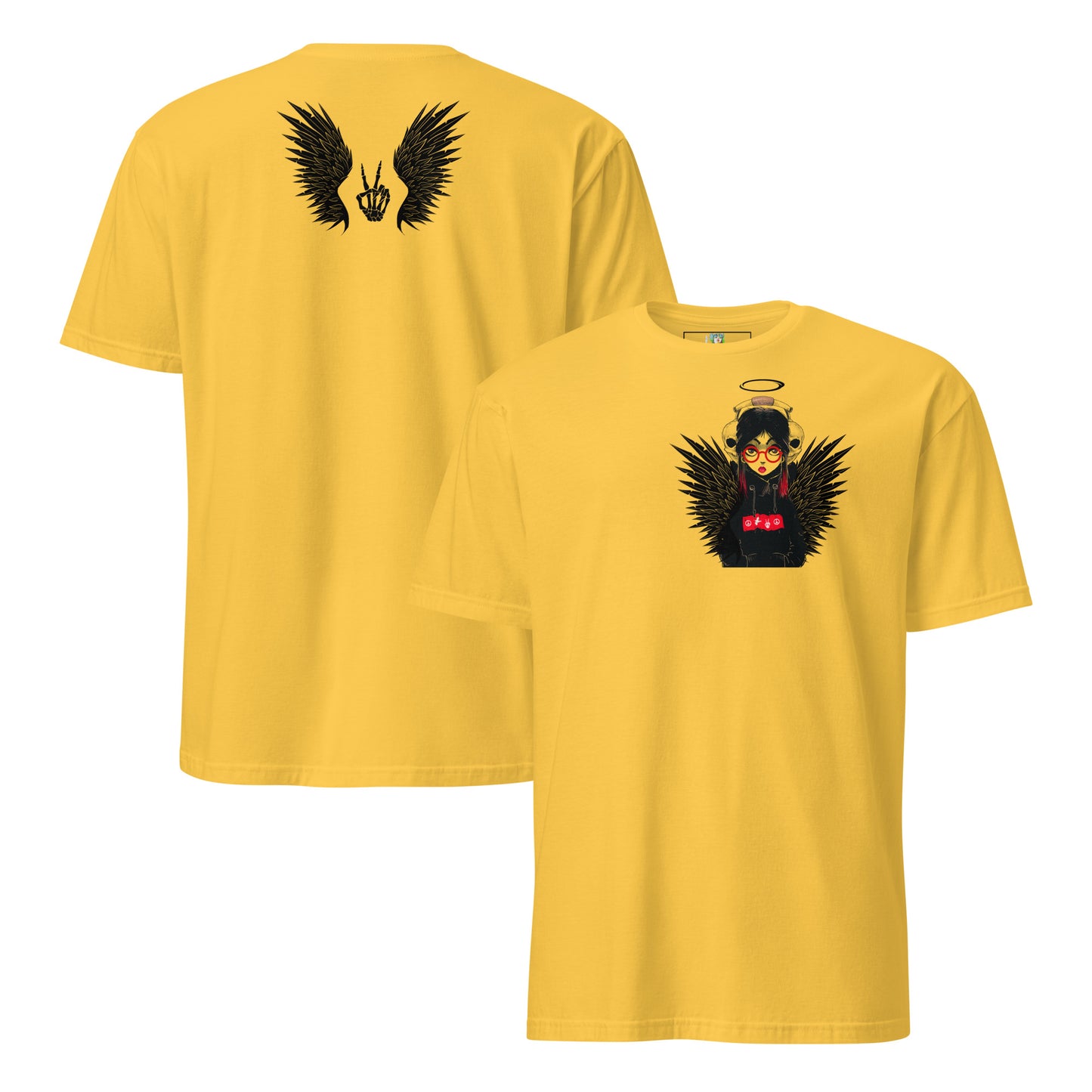 KM Peace Angel Short-Sleeve Unisex T-Shirt (wrdls)
