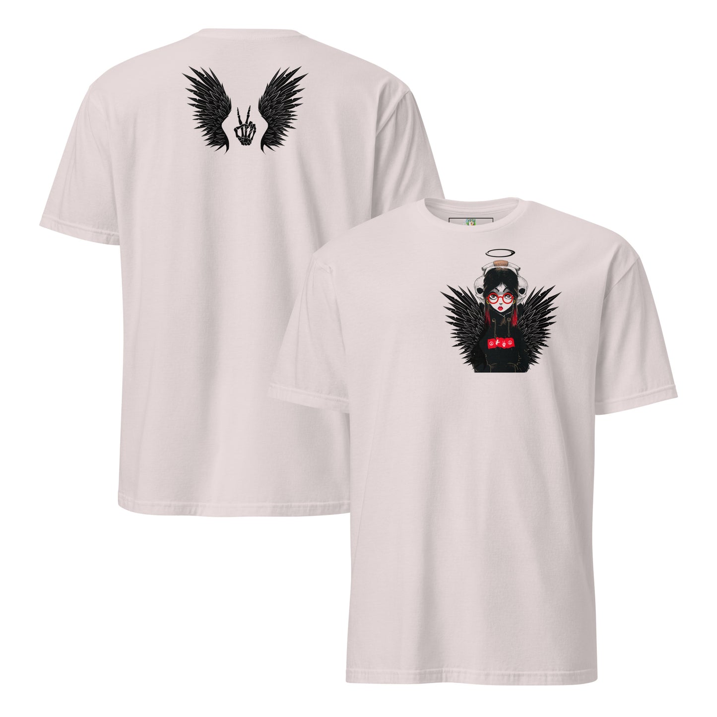 KM Peace Angel Short-Sleeve Unisex T-Shirt (wrdls)