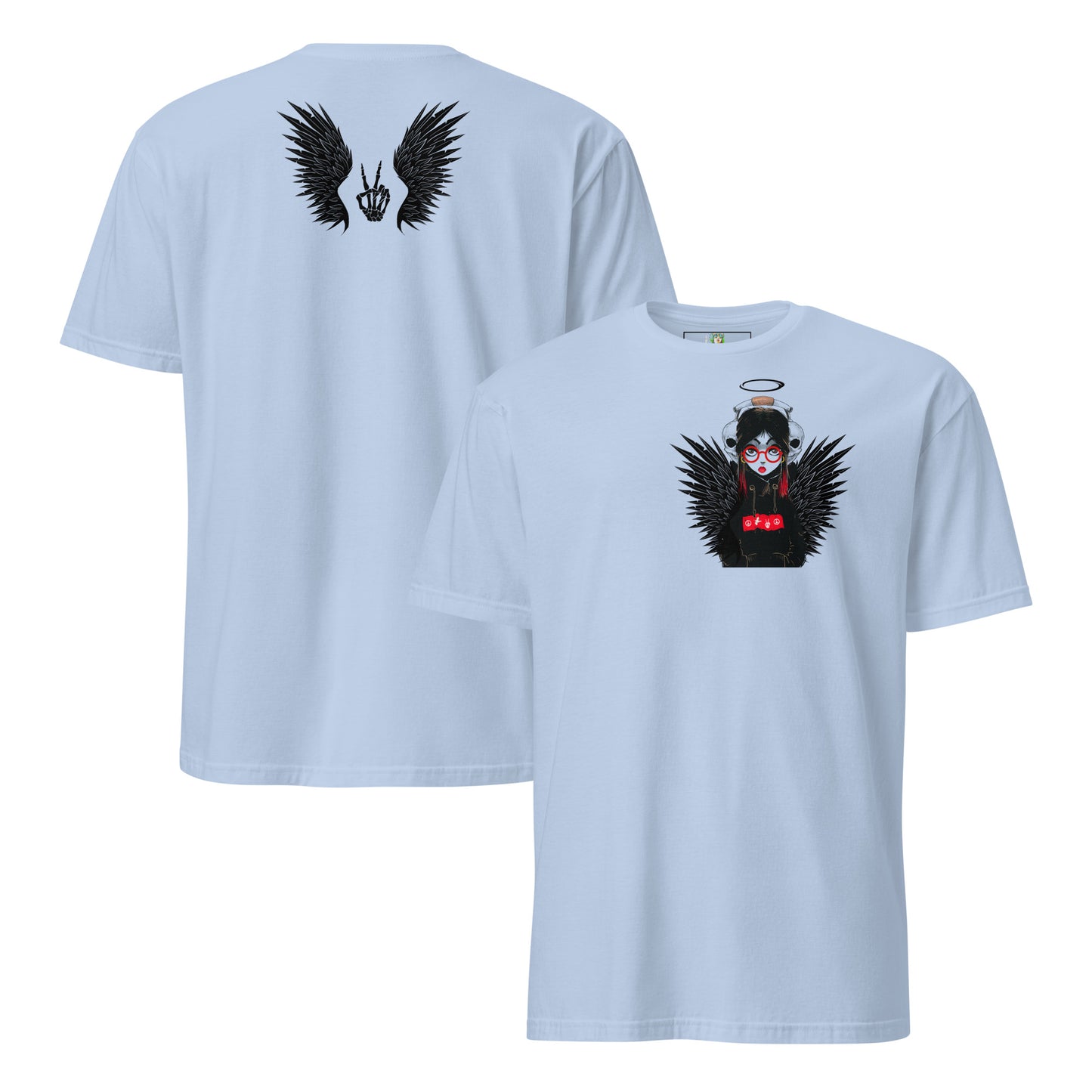 KM Peace Angel Short-Sleeve Unisex T-Shirt (wrdls)