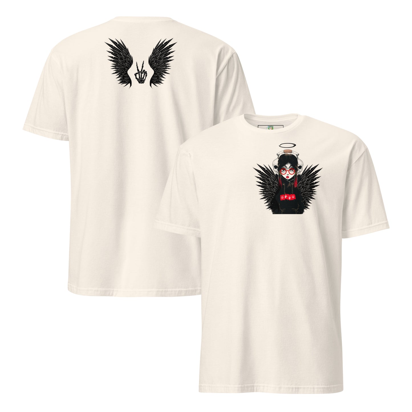KM Peace Angel Short-Sleeve Unisex T-Shirt (wrdls)