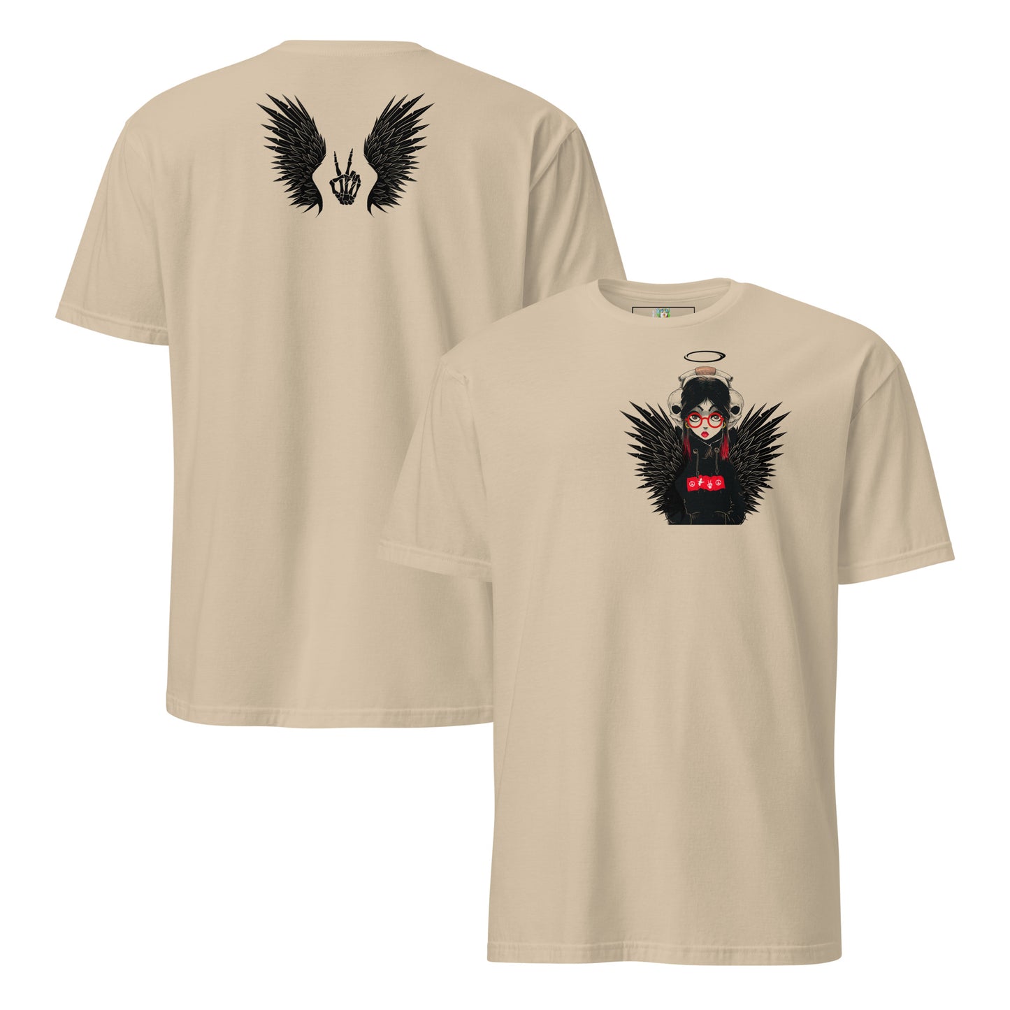 KM Peace Angel Short-Sleeve Unisex T-Shirt (wrdls)