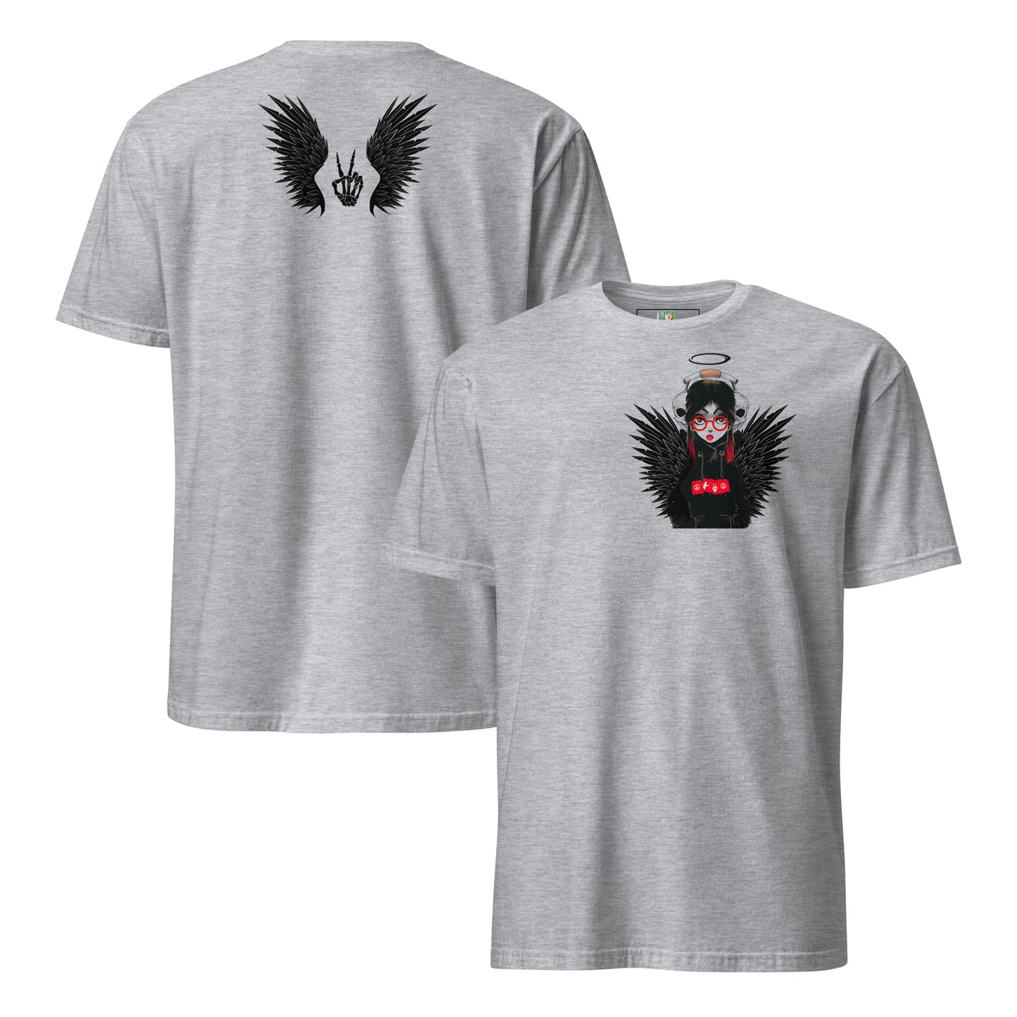 KM Peace Angel Short-Sleeve Unisex T-Shirt (wrdls)