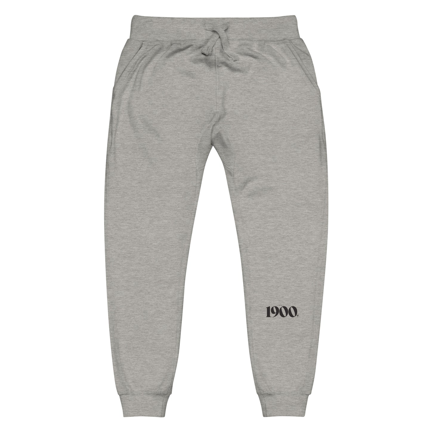 1900s Unisex fleece sweatpants (black)