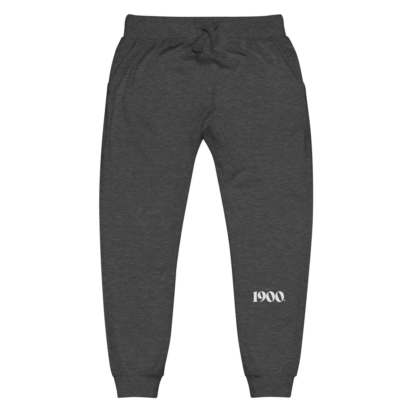 1900s Unisex fleece sweatpants (white)