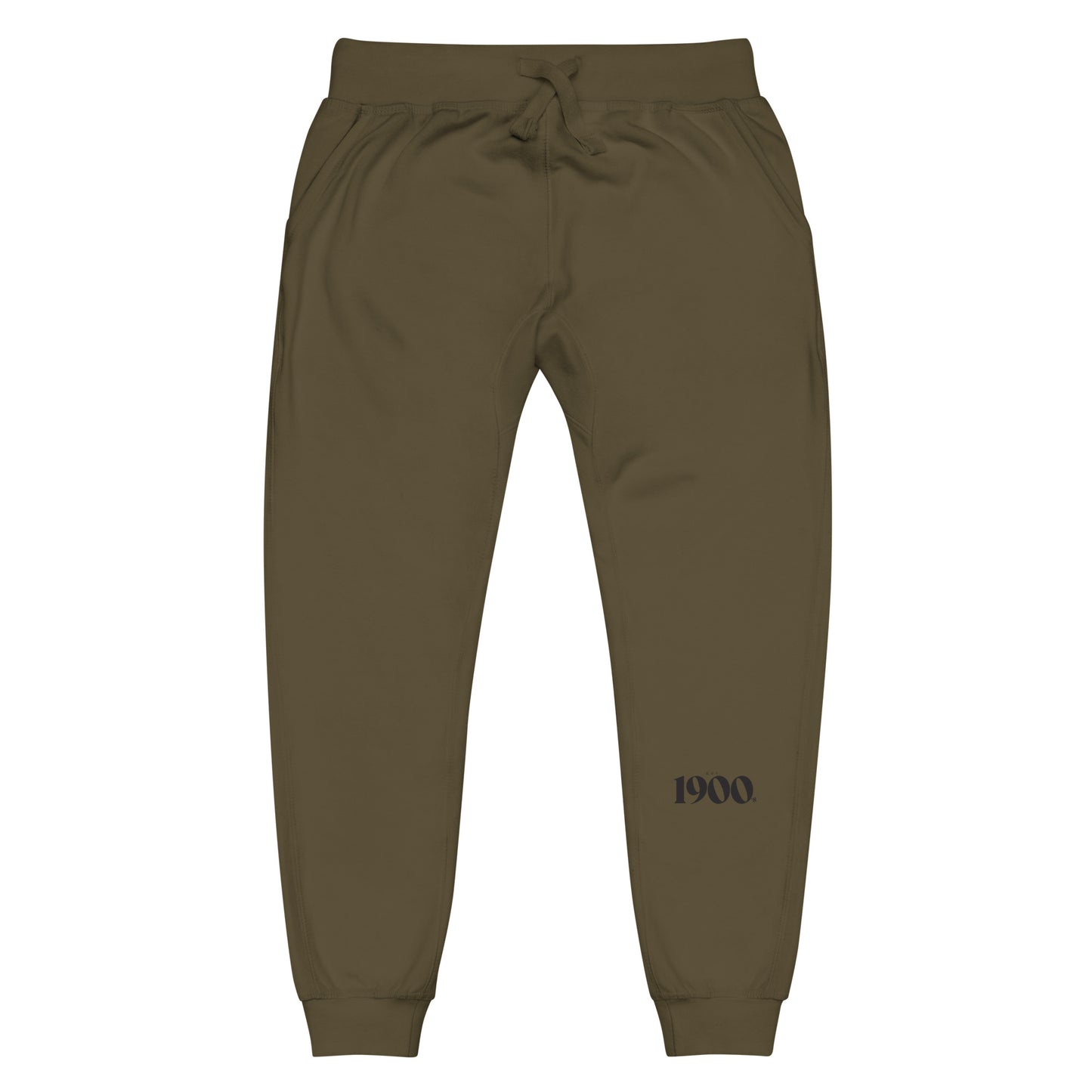 1900s Unisex fleece sweatpants (black)