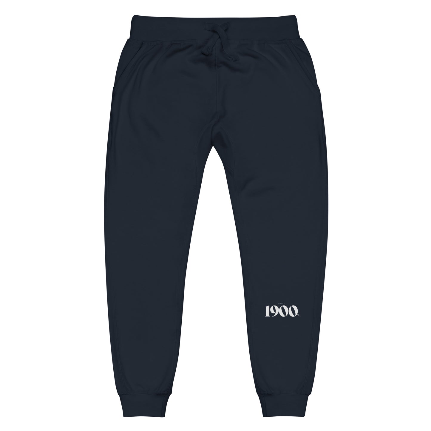 1900s Unisex fleece sweatpants (white)