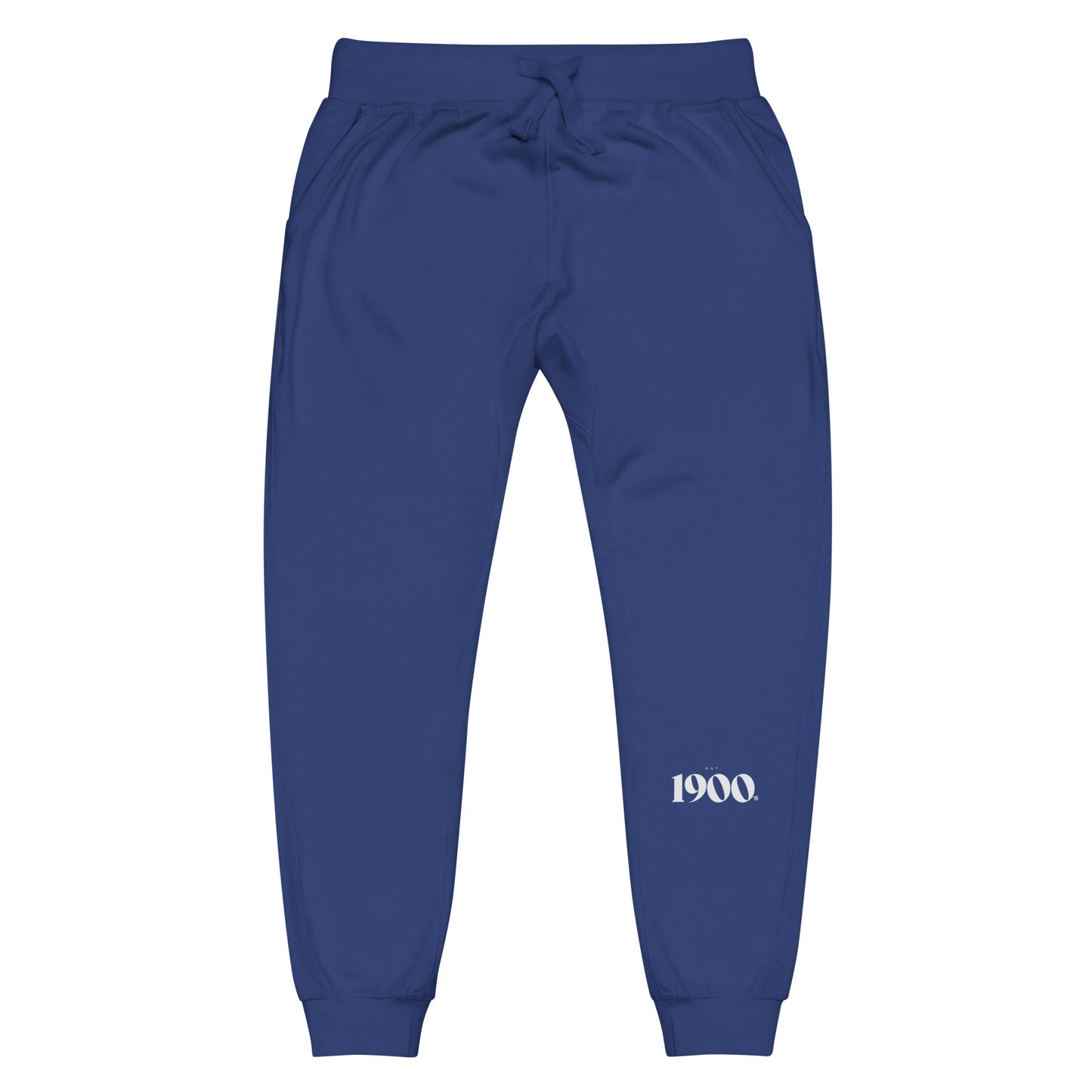 1900s Unisex fleece sweatpants (white)