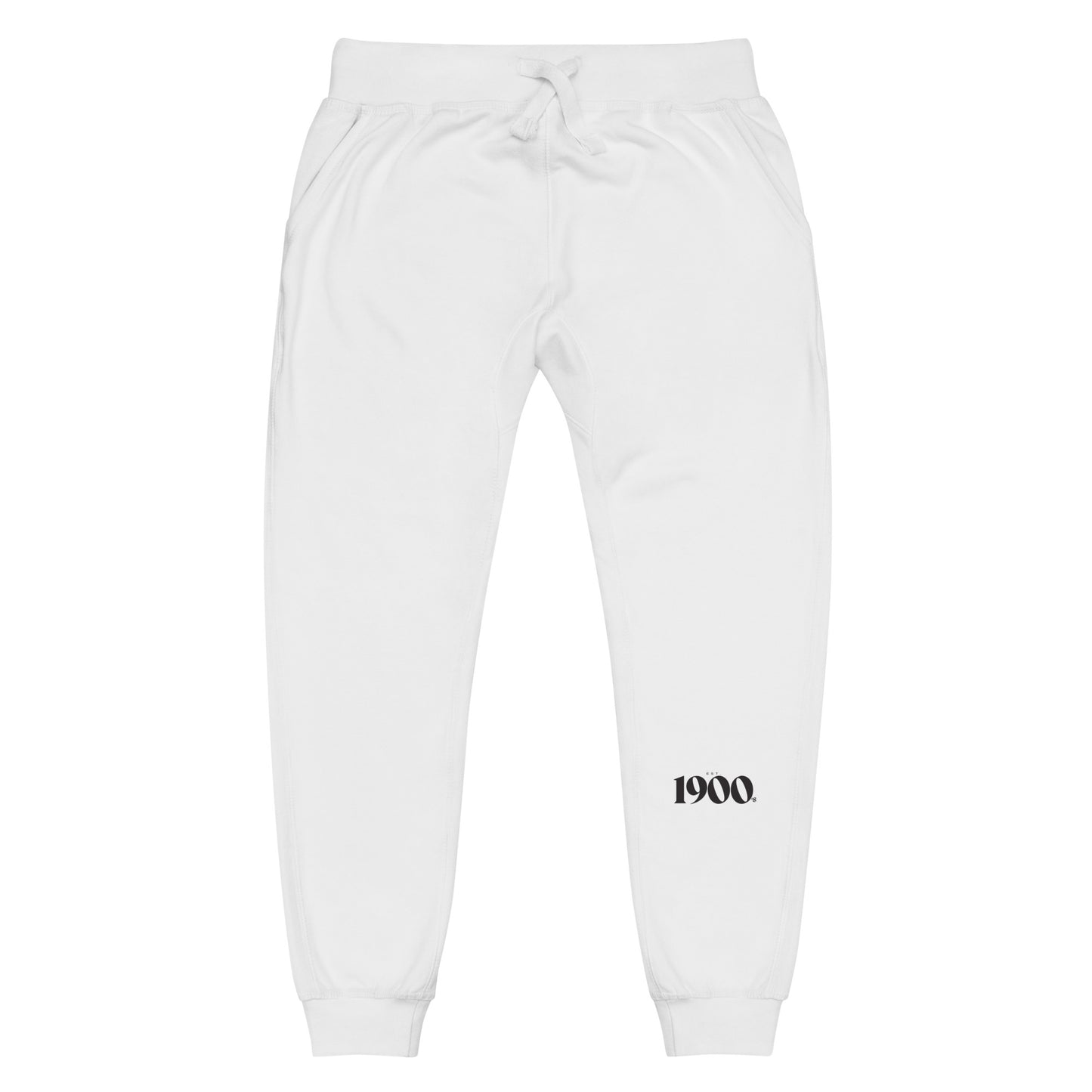 1900s Unisex fleece sweatpants (black)