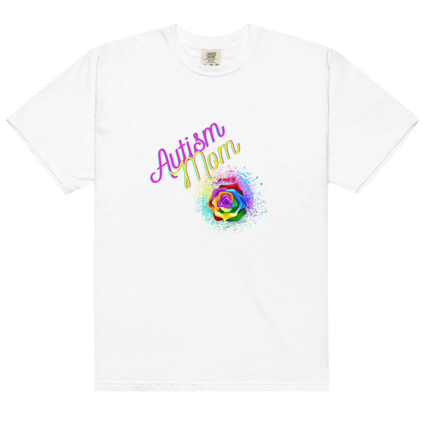 Autism Rose Mom Tee