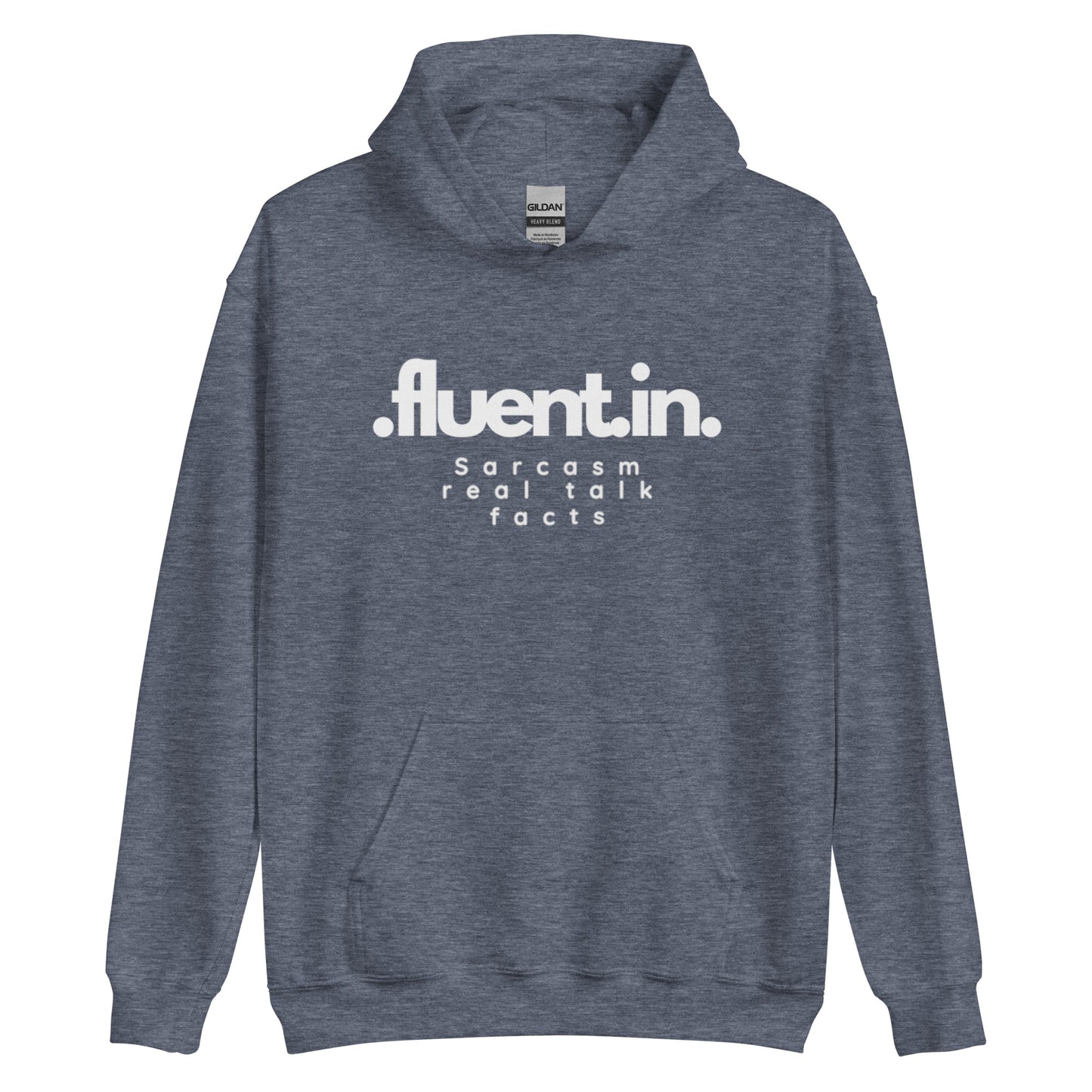 Fluent Unisex Hoodie (White)