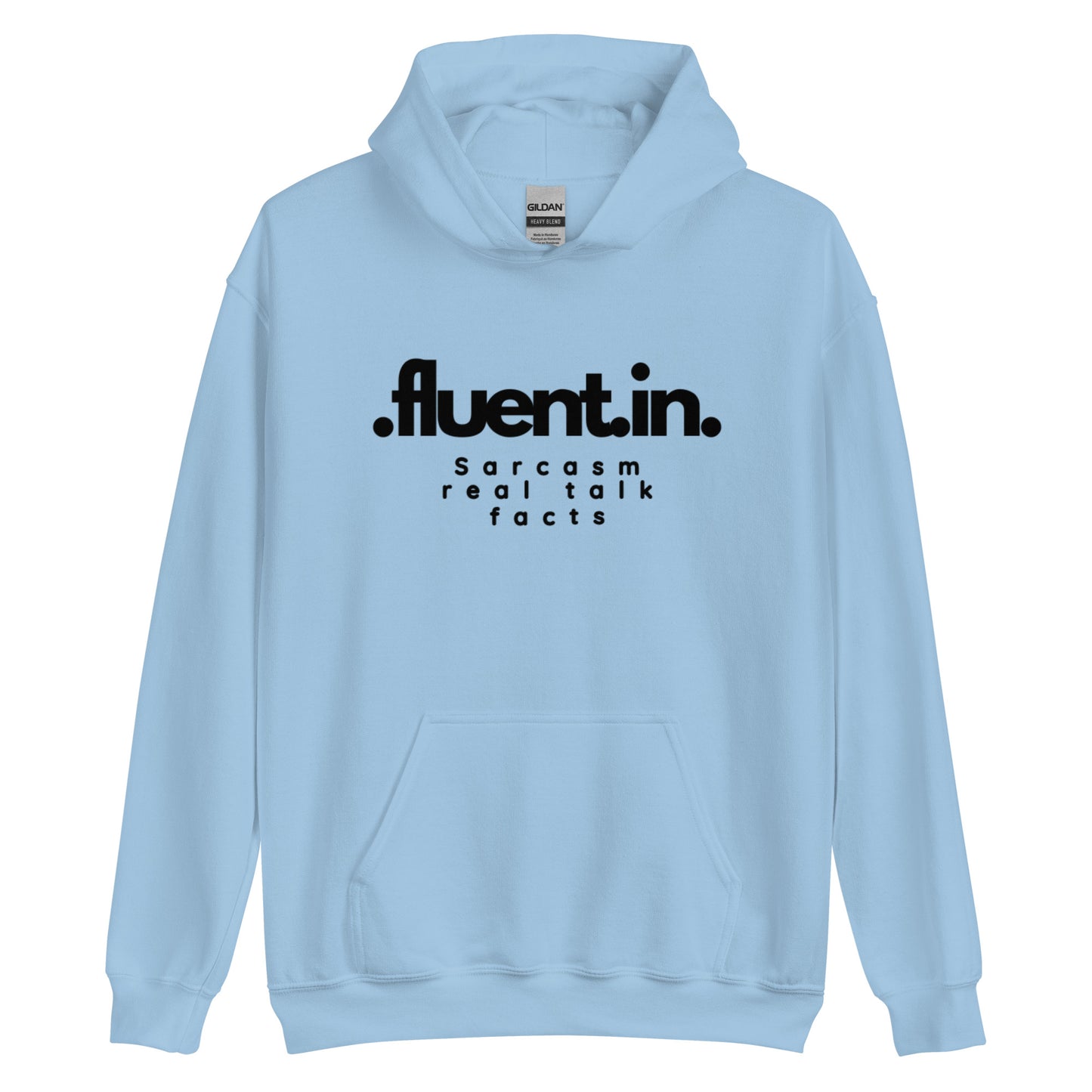 Fluent Unisex Hoodie (Black)