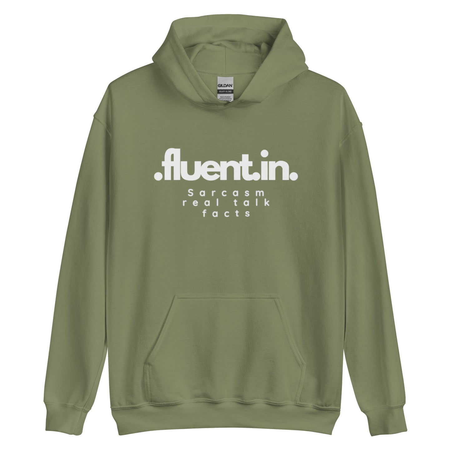 Fluent Unisex Hoodie (White)