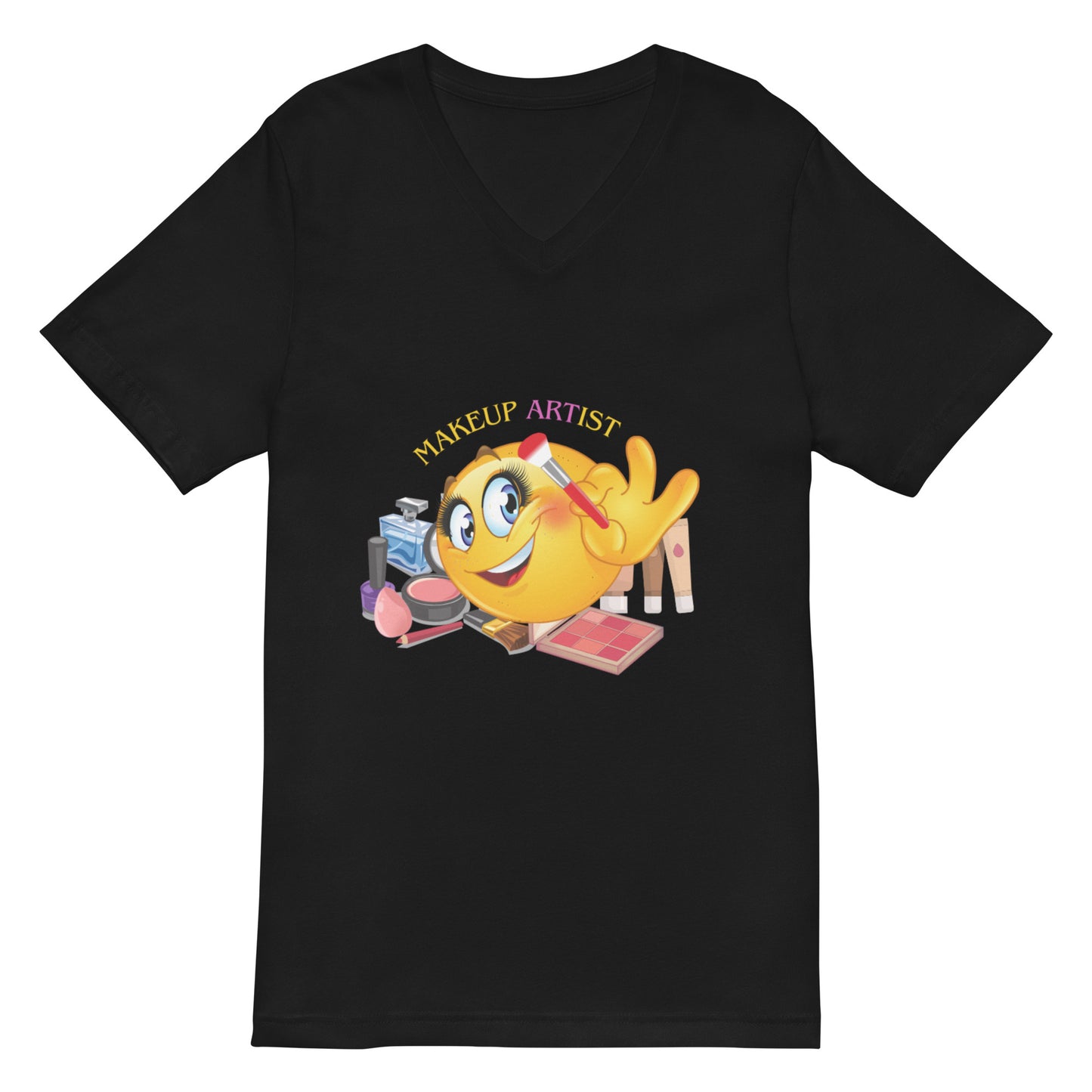 Makeup Artist V-Neck Tee