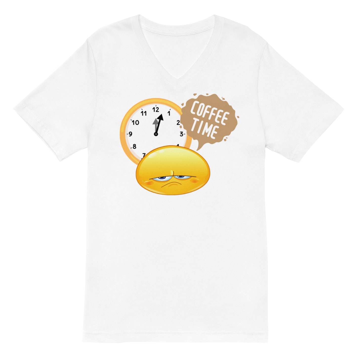 Coffee V-Neck Tee