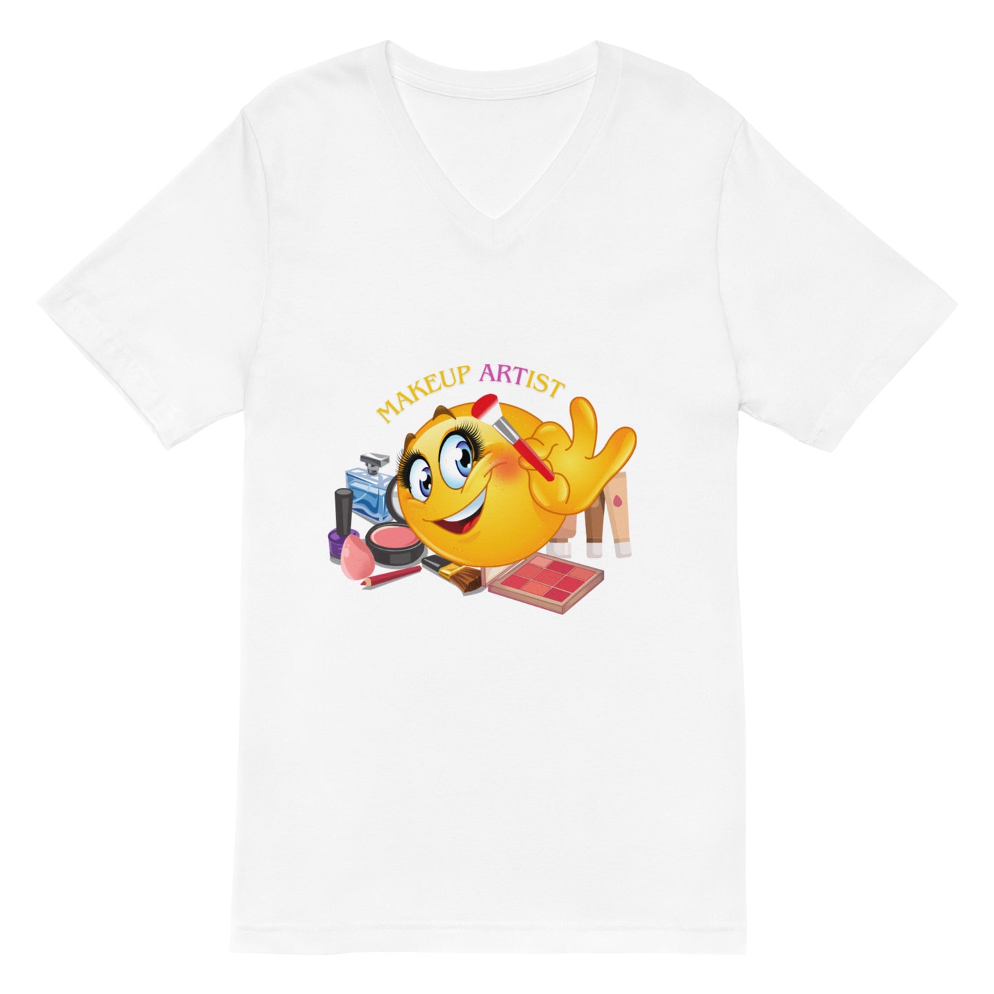 Makeup Artist V-Neck Tee