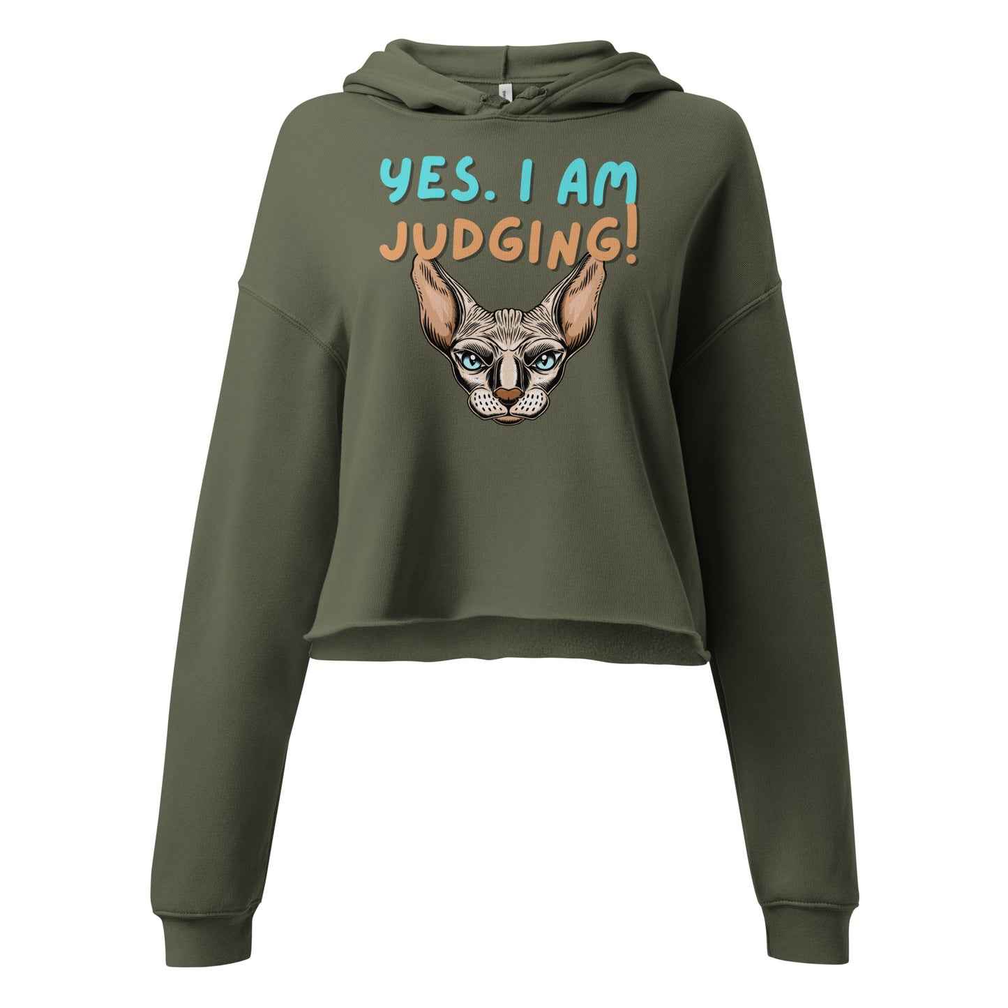 Judgement Crop Hoodie