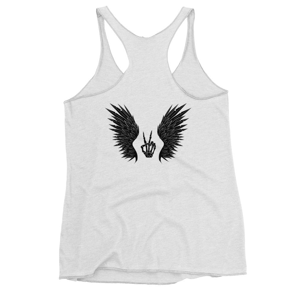 KM Peace Angel Women's Racerback Tank (wrdz)