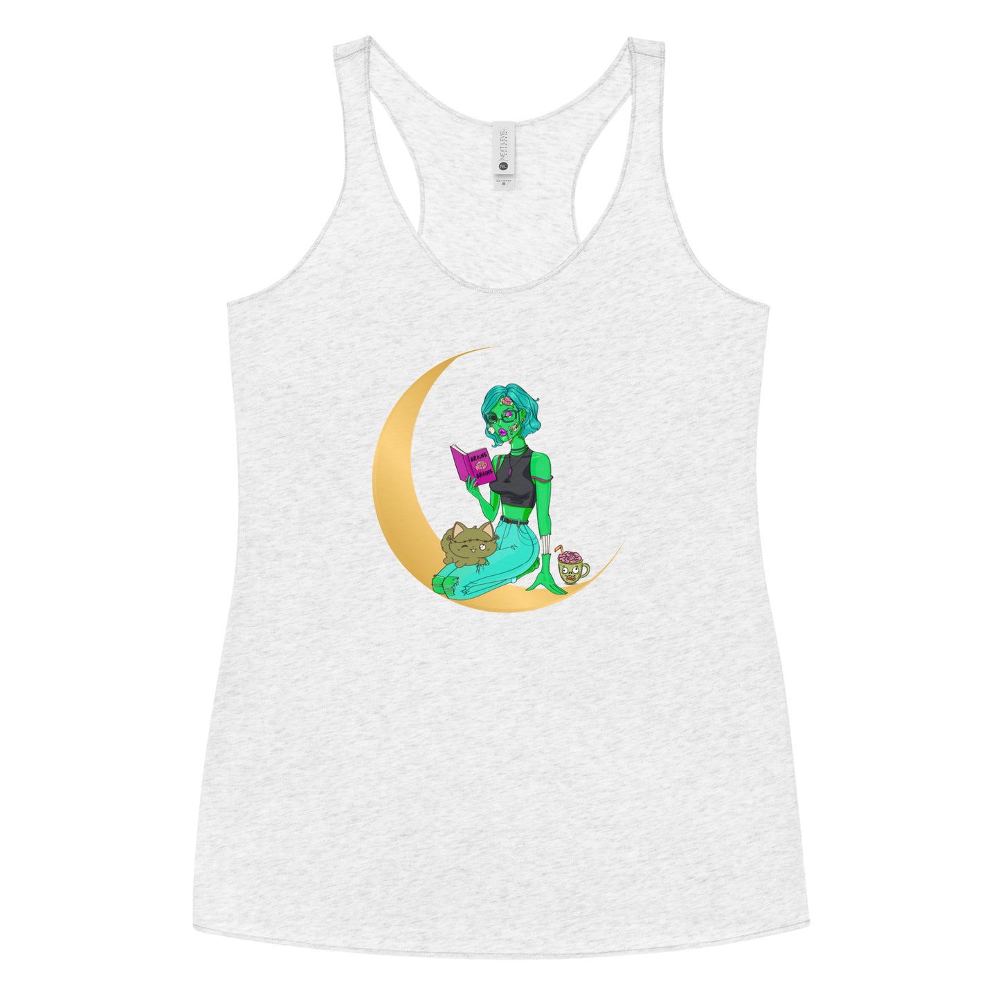 Zombie Chick Racerback Tank