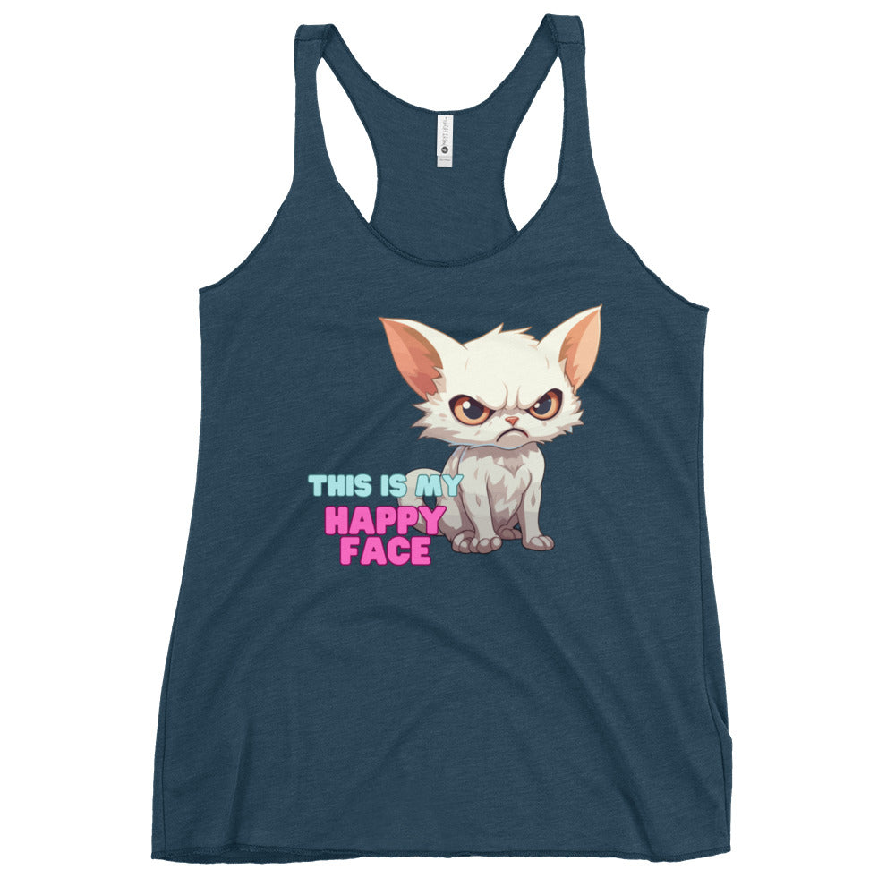 Happy Women's Racerback Tank