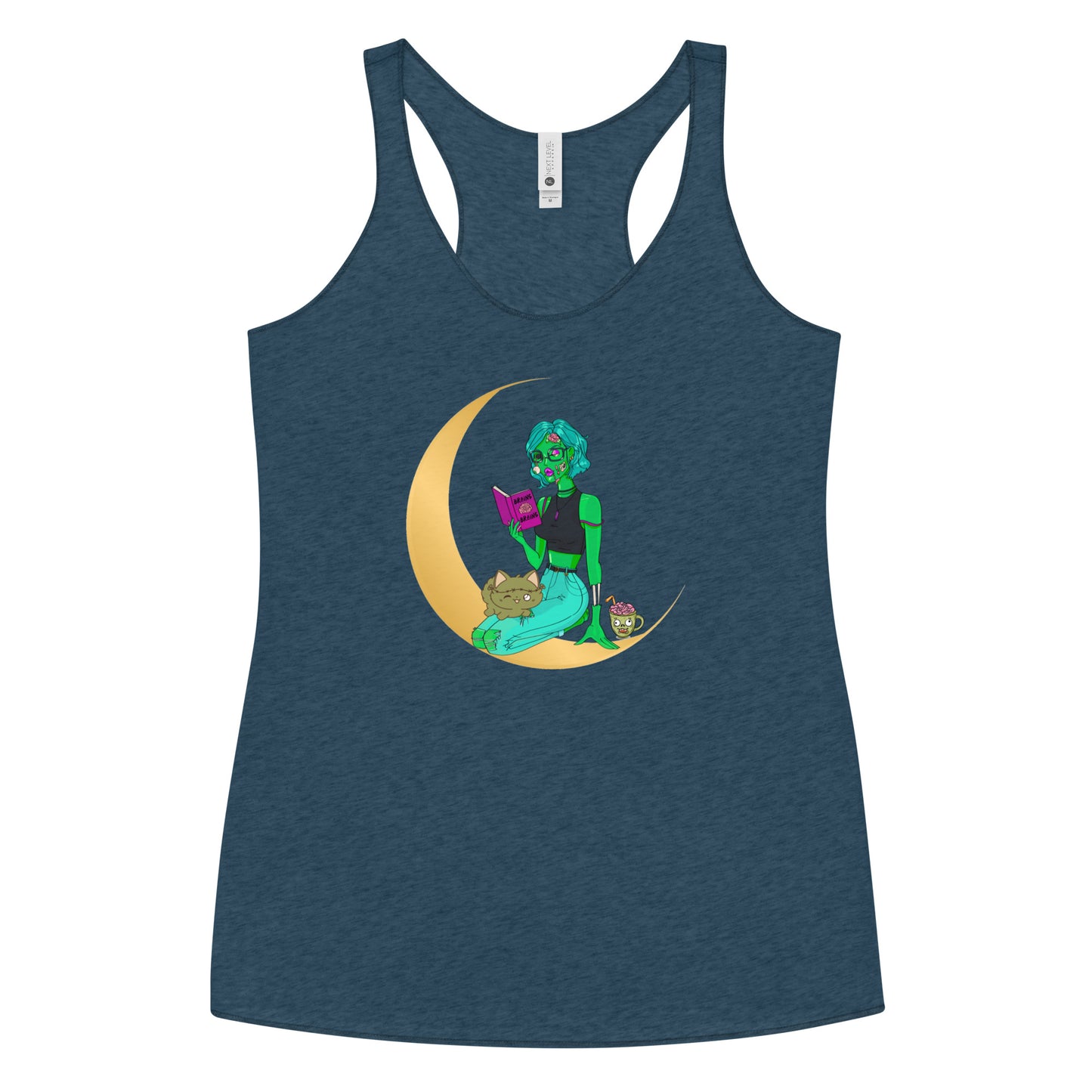 Zombie Chick Racerback Tank