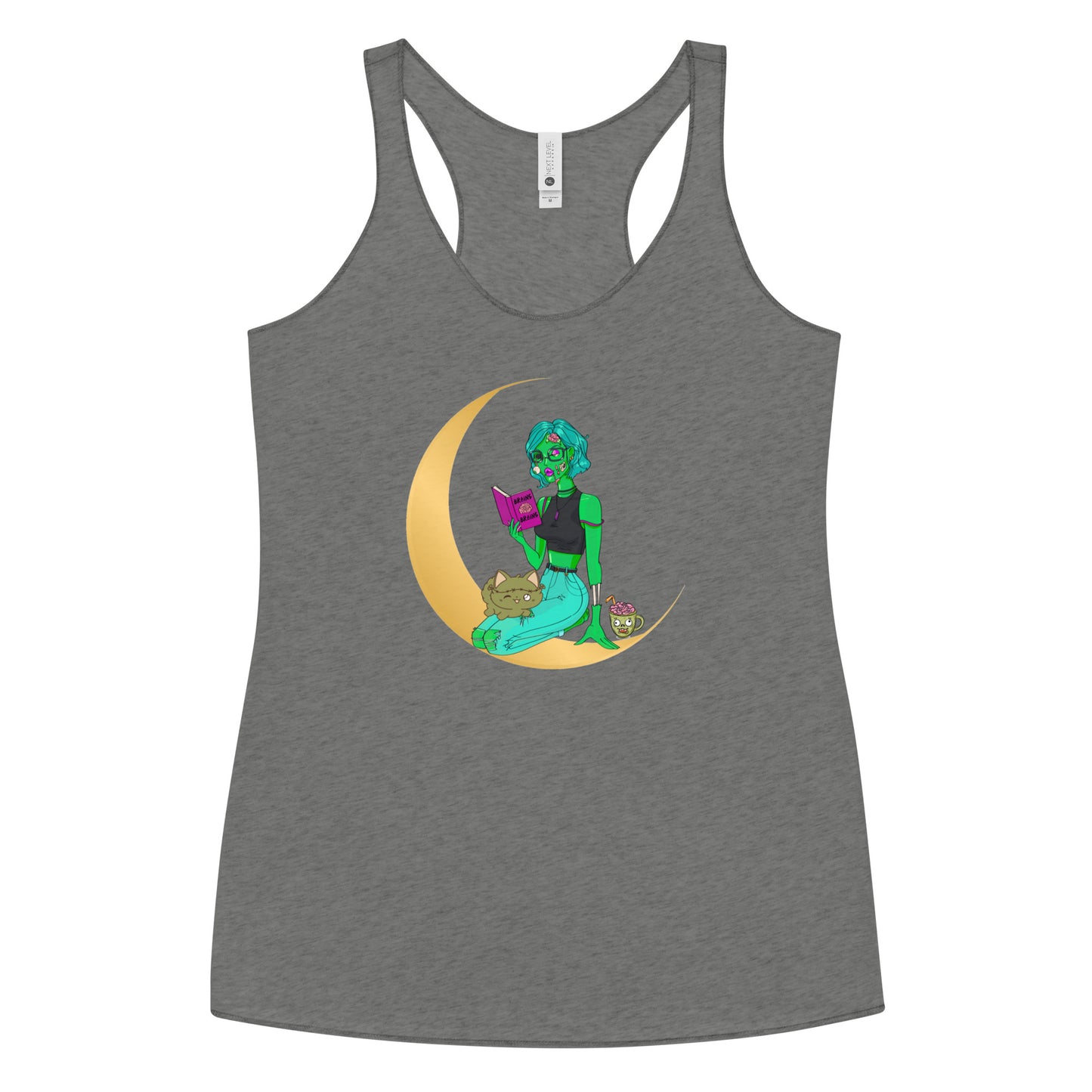 Zombie Chick Racerback Tank
