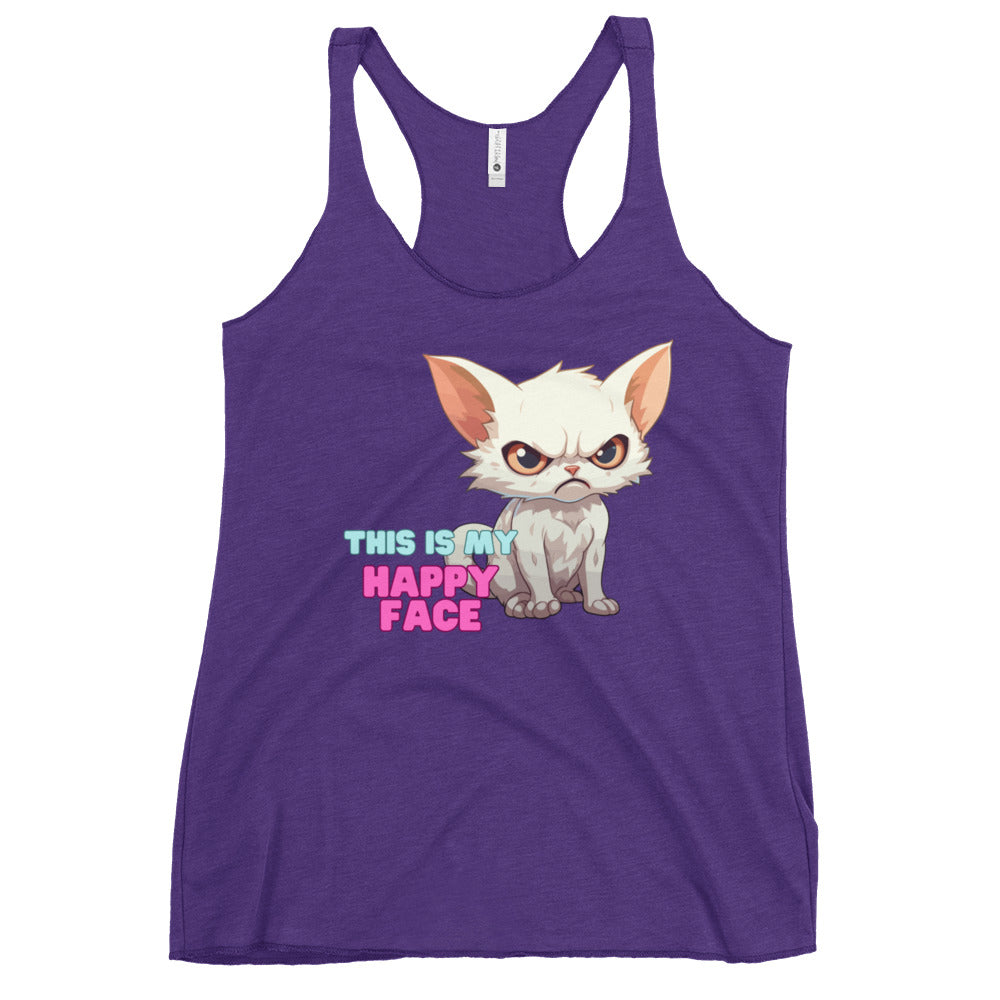 Happy Women's Racerback Tank