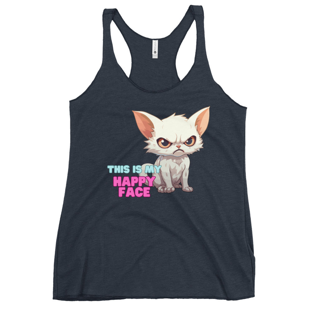 Happy Women's Racerback Tank