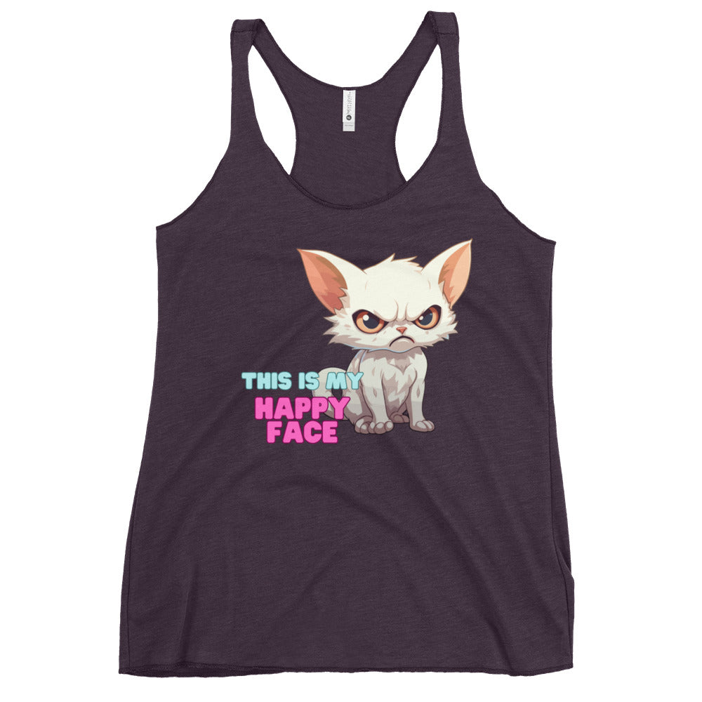 Happy Women's Racerback Tank