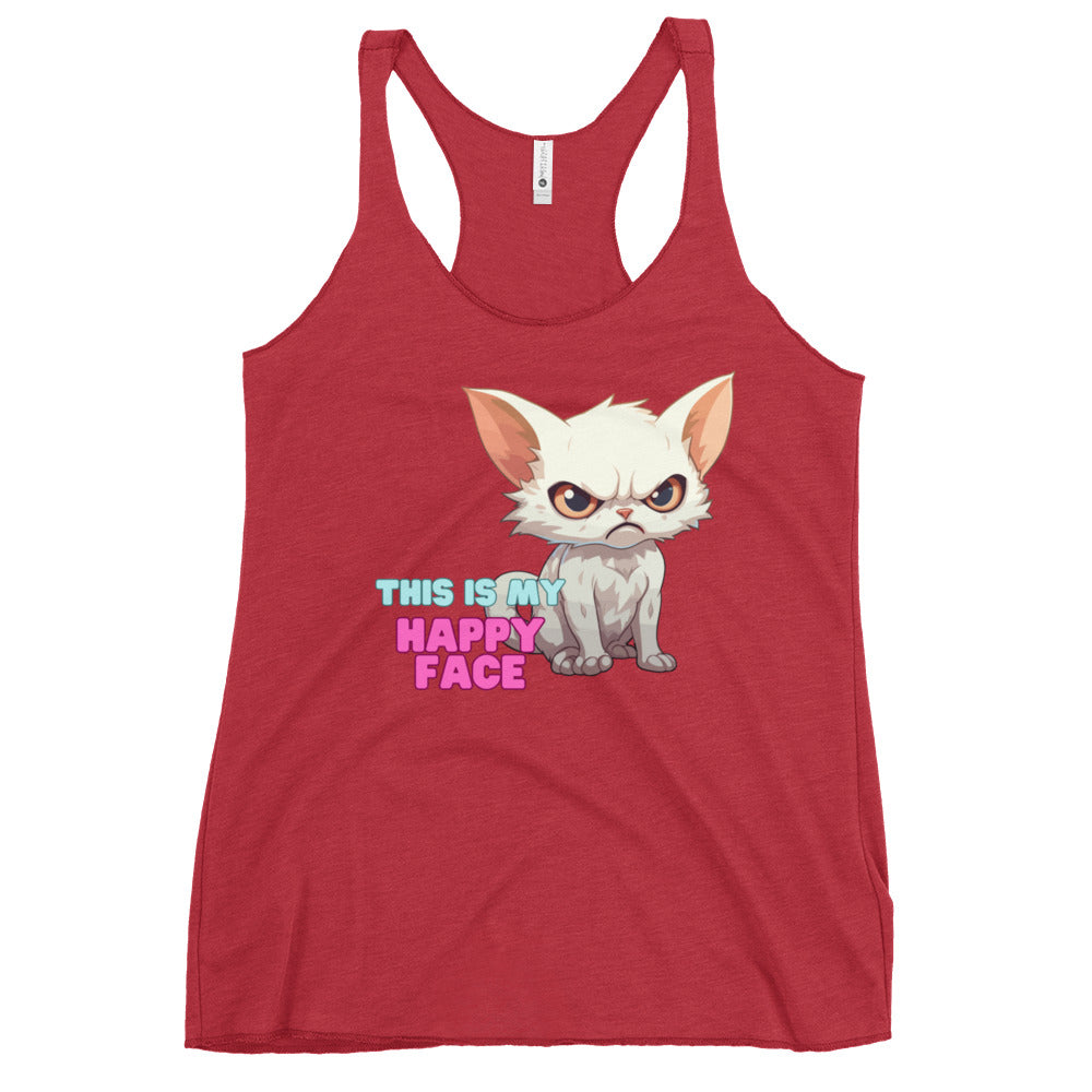 Happy Women's Racerback Tank