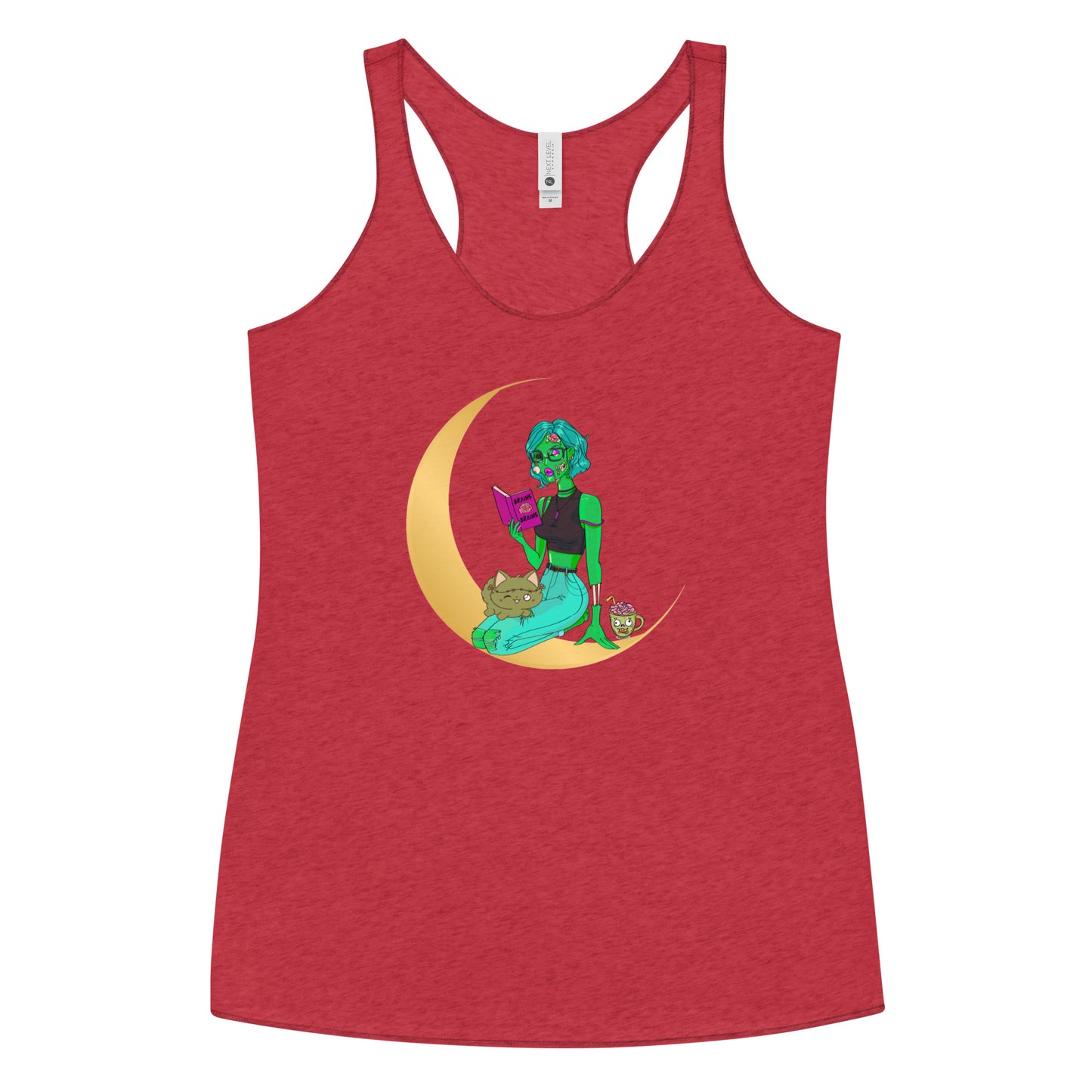 Zombie Chick Racerback Tank