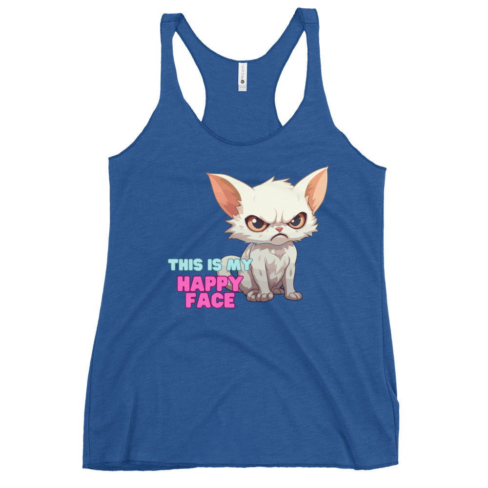 Happy Women's Racerback Tank