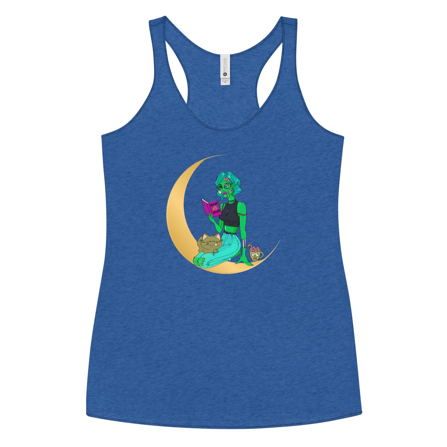Zombie Chick Racerback Tank