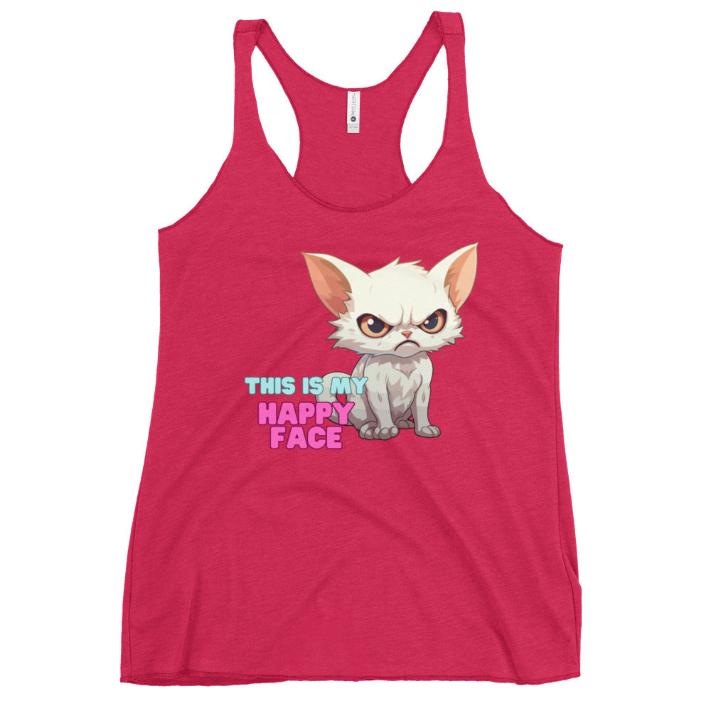 Happy Women's Racerback Tank