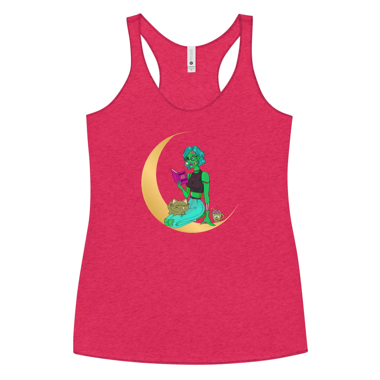 Zombie Chick Racerback Tank