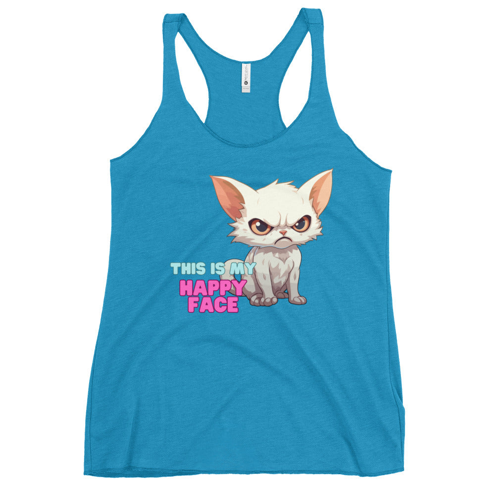 Happy Women's Racerback Tank