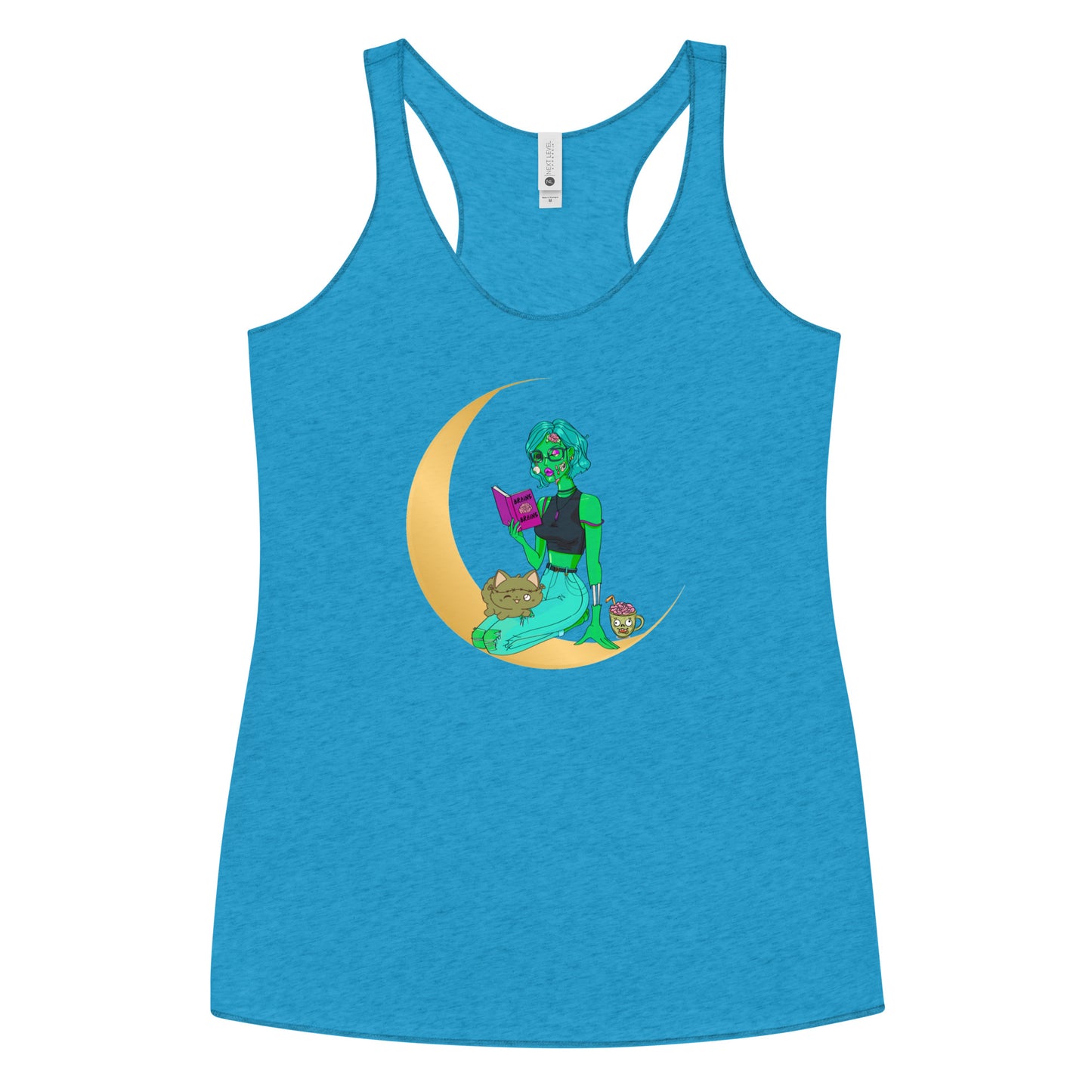 Zombie Chick Racerback Tank