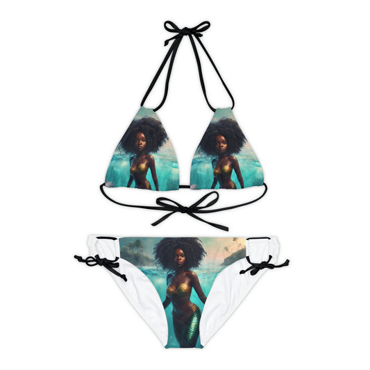 Melanin Mermaid Bikini Set (AOP)