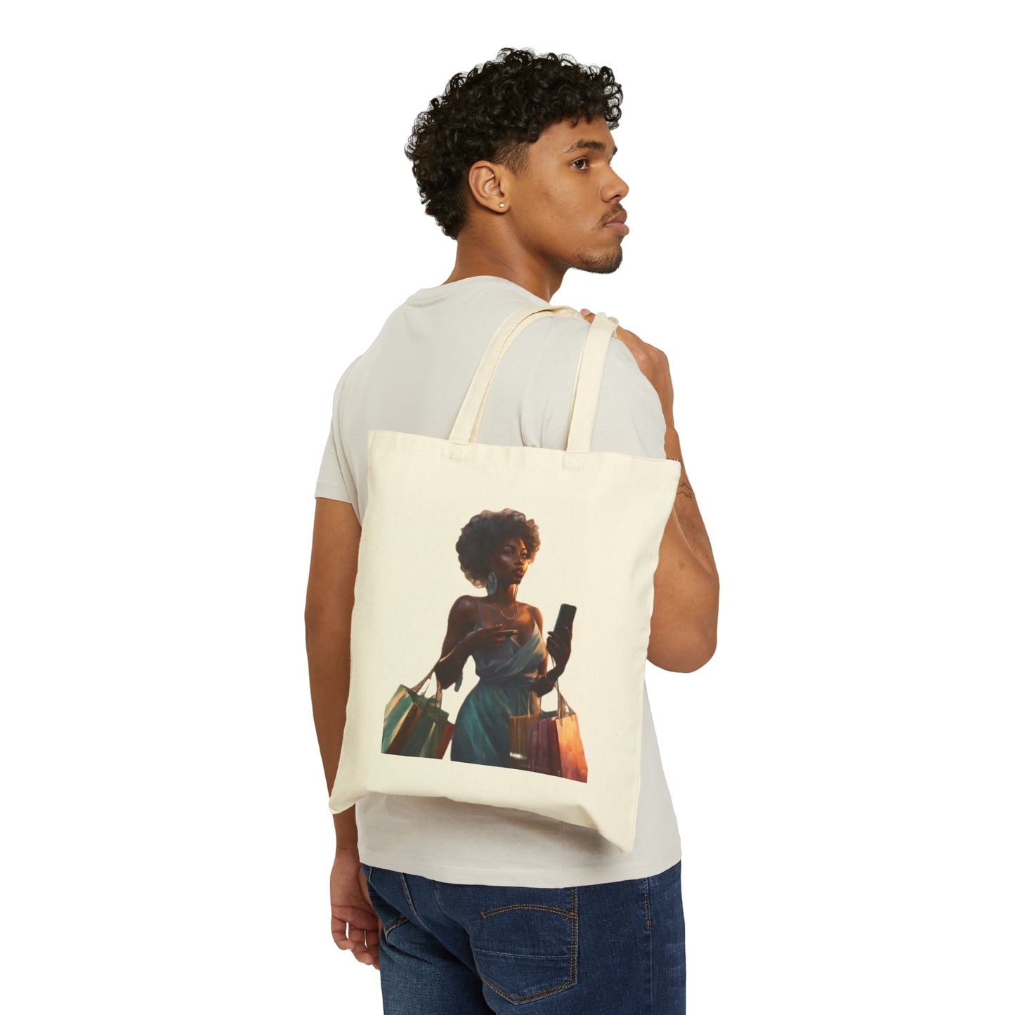 Out n About Cotton Canvas Tote Bag