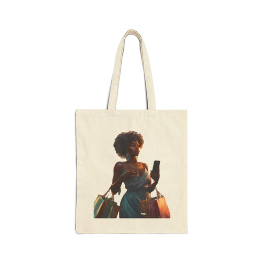 Out n About Cotton Canvas Tote Bag