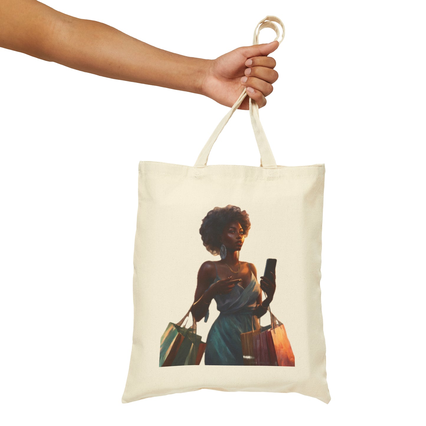 Out n About Cotton Canvas Tote Bag