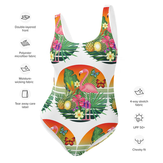 Tropical One-Piece Swimsuit (2)